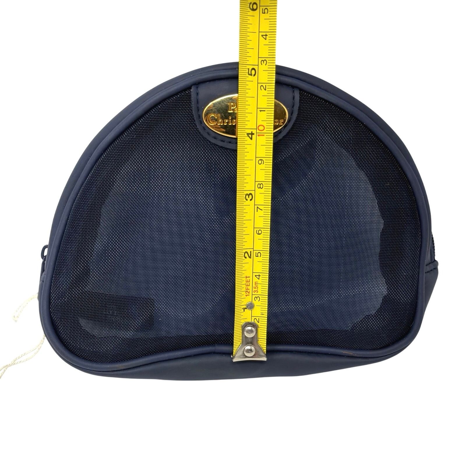 Dior Christian Dior Mesh Zipper Pouch Size ONE SIZE - 8 Thumbnail