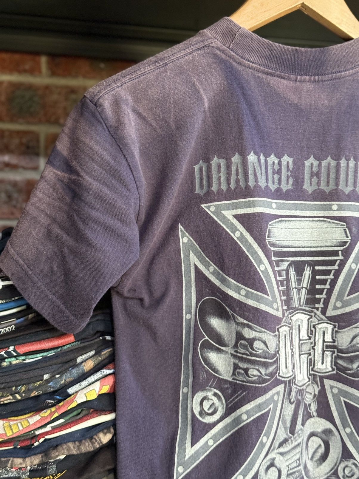 Vintage Thrashed Vintage West Cooper Orange County Sun Faded Tee Size US M / EU 48-50 / 2 - 4 Thumbnail