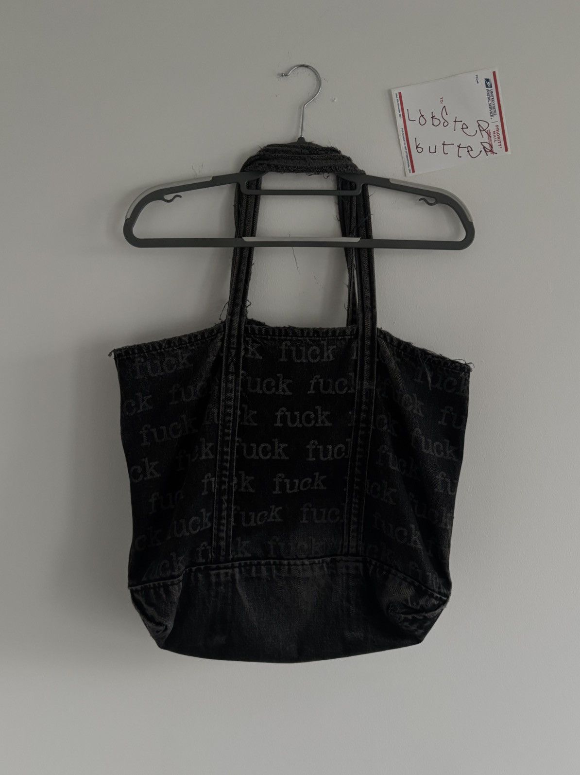 Supreme supreme fuck denim tote bag Size ONE SIZE - 2 Thumbnail