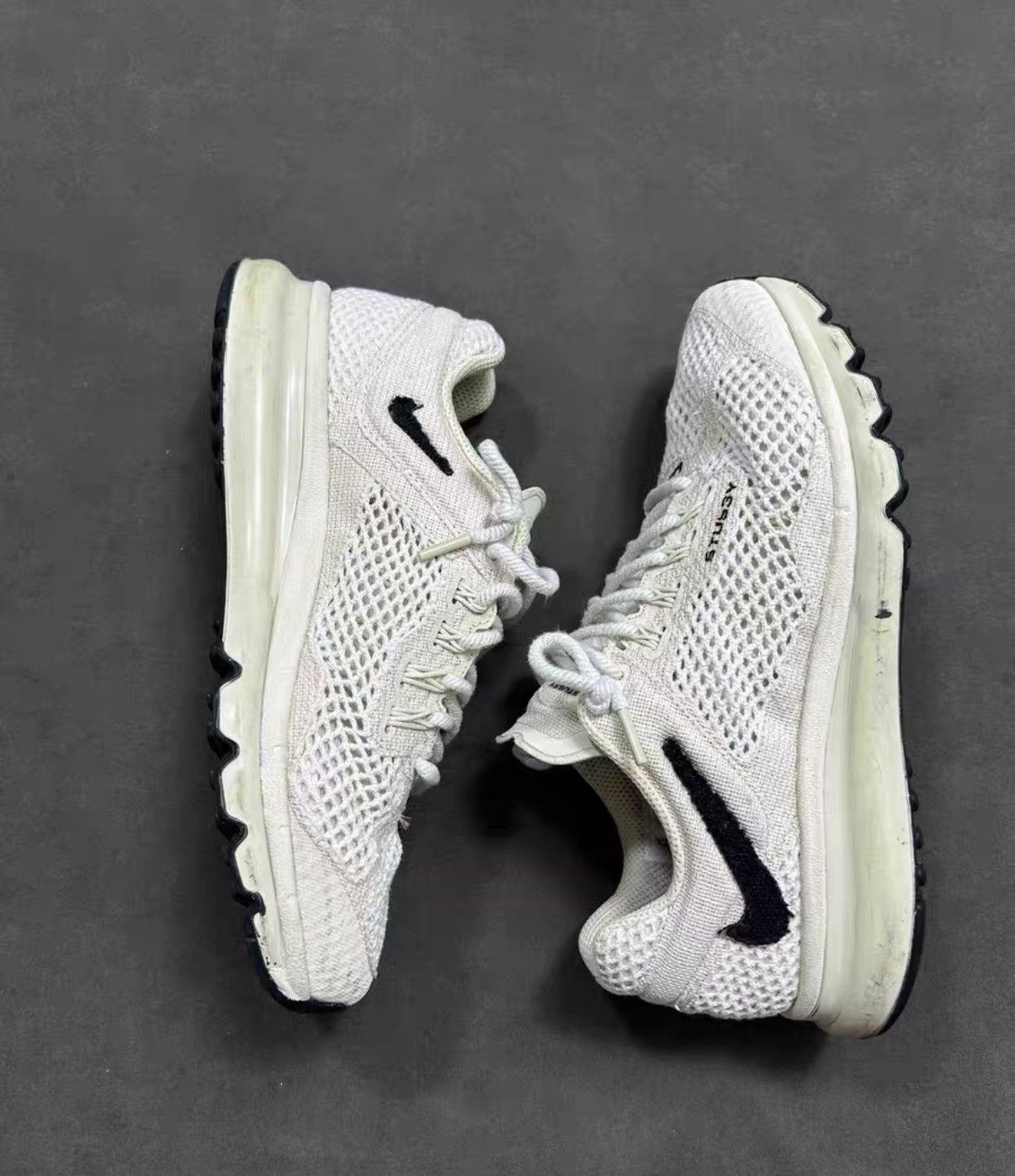 Stussy Stussy x Nike Air Max Low-Top Sneakers, Desert Tone J16 Size US 8.5 / EU 41-42 - 3 Thumbnail