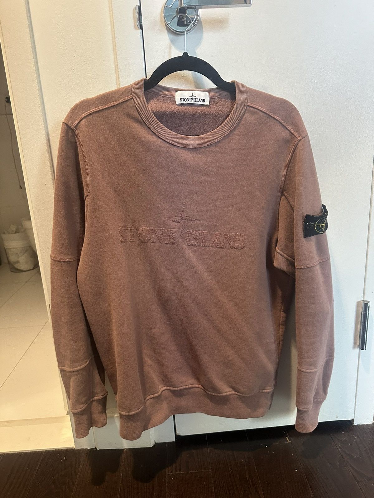 Stone Island Maroon Stone Island Crewneck Size US M / EU 48-50 / 2 - 2 Thumbnail