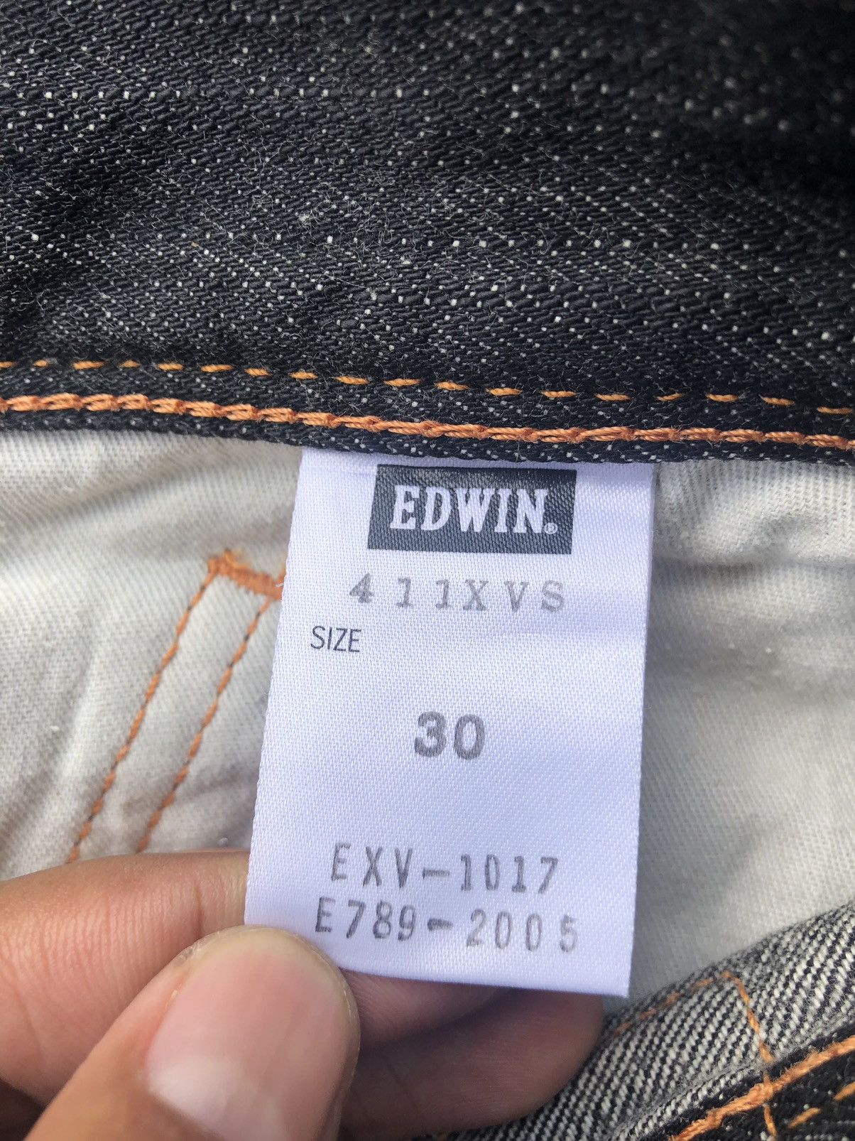 Edwin Y2k Edwin XV Flared Jeans Distressed buckle back jeans Size US 33 - 16 Thumbnail