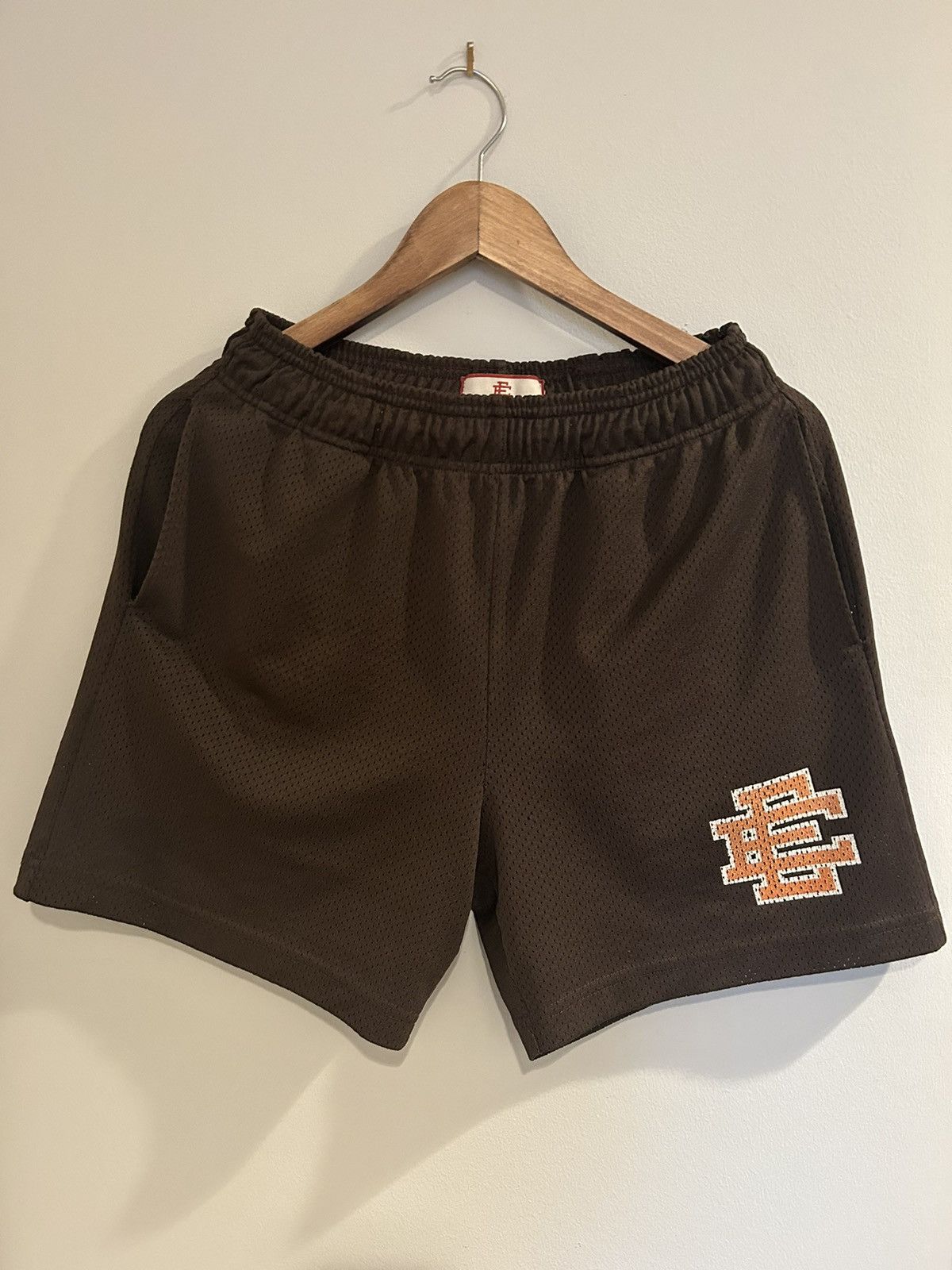 Pre-owned Eric Emanuel Eric Emmanuel Shorts In Brown