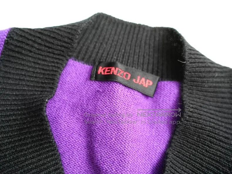 Kenzo 1980s KENZO V-Neck Knit Dress. Size US XS / EU 42 / 0 - 8 Thumbnail