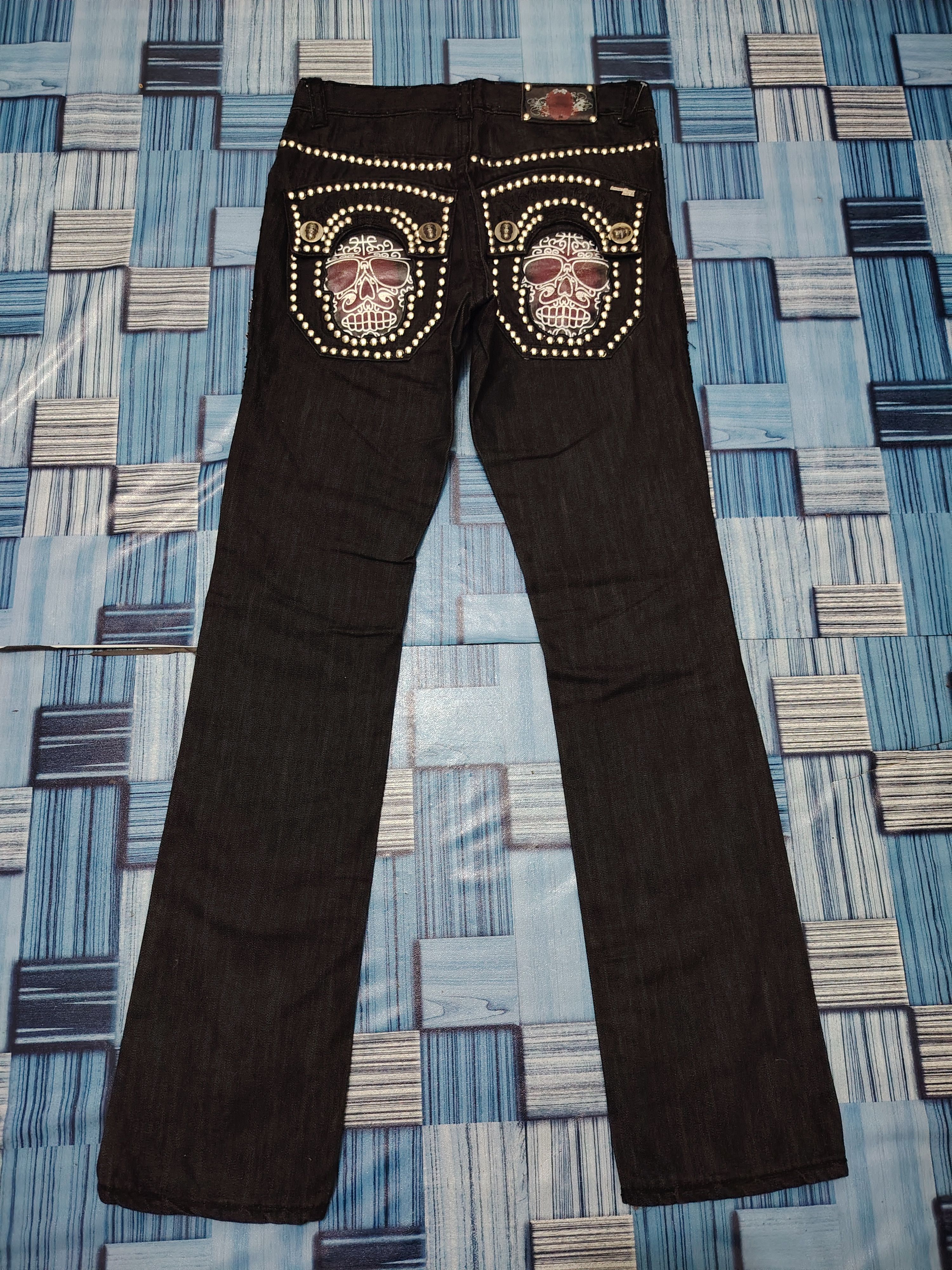 Rare!!! Laguna Beach Jeans Many Button Affliction design