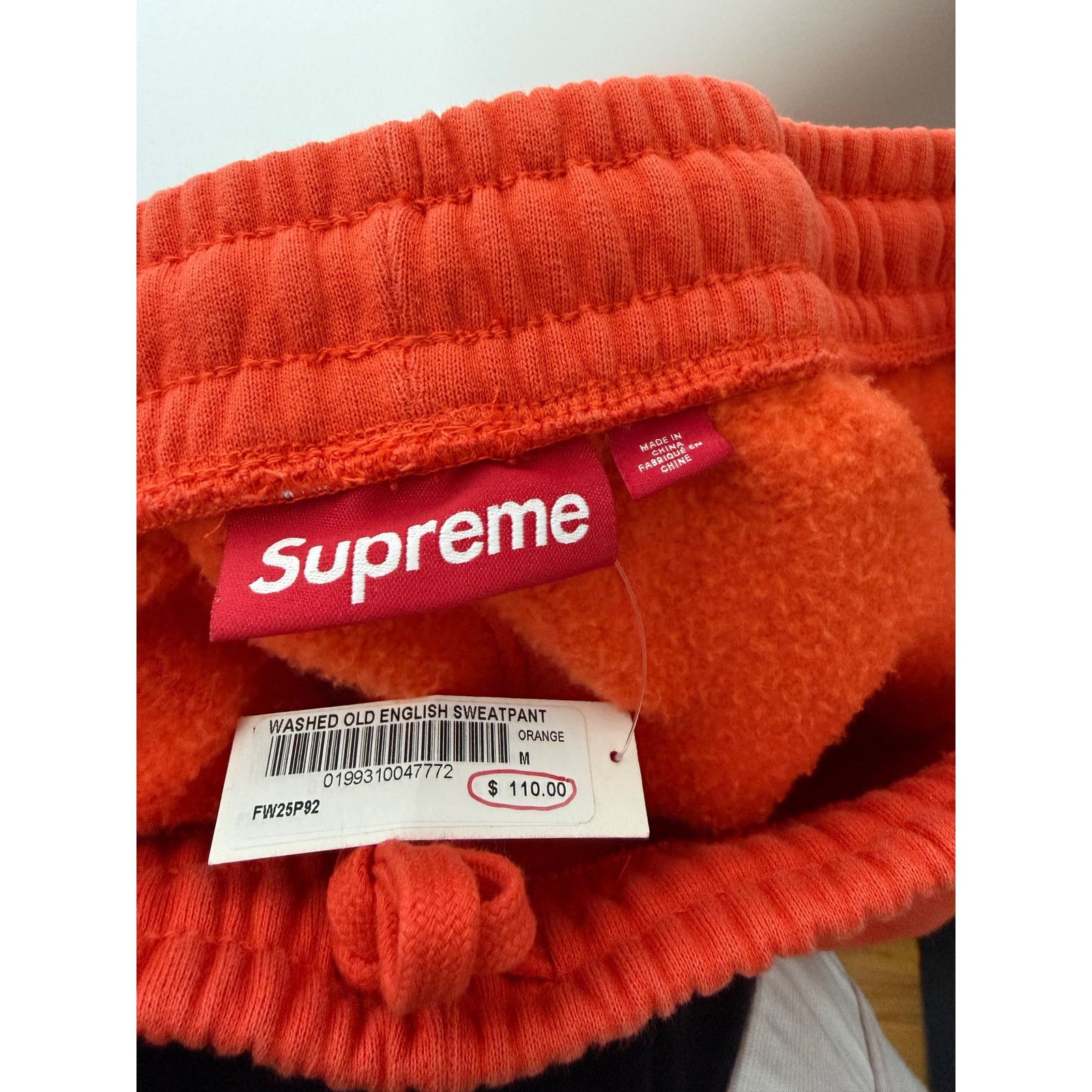 Supreme Supreme Washed Old English Sweatpant Size US 32 / EU 48 - 6 Thumbnail