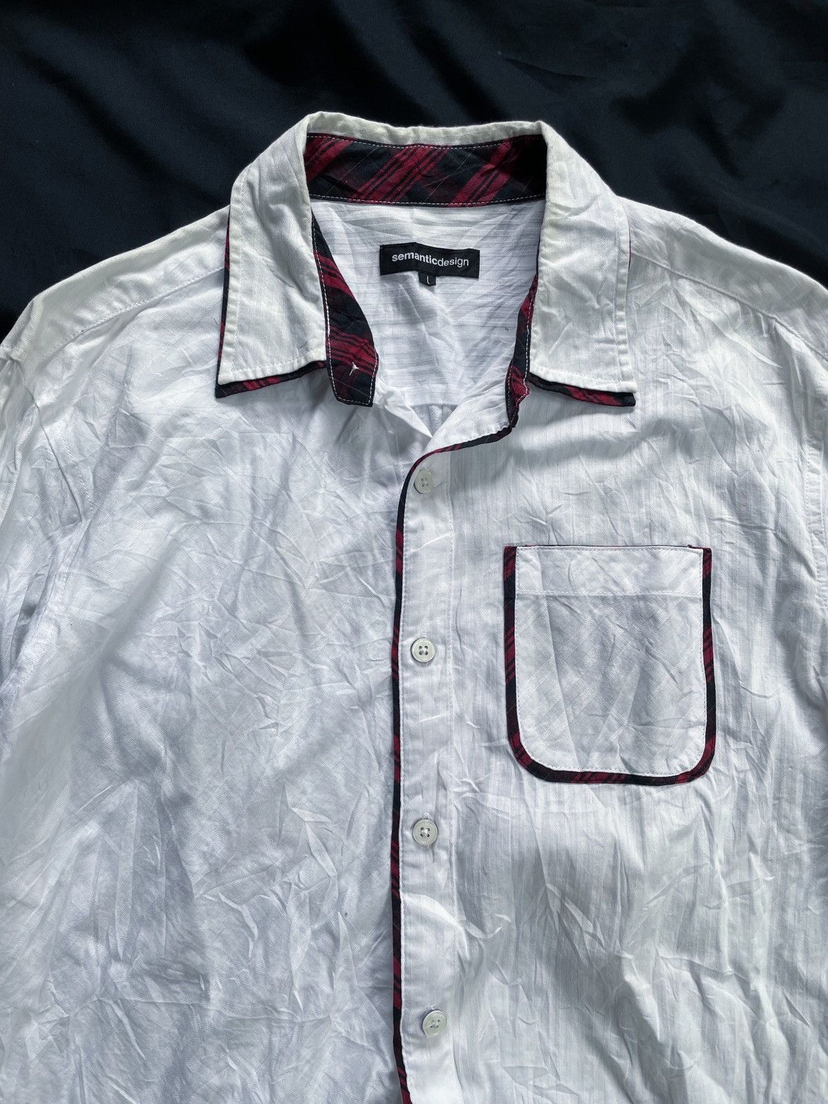 semanticdesign SEMANTIC DESIGN CASUAL WHITE BUTTON DOWN SHIRT Size US M / EU 48-50 / 2 - 3 Thumbnail