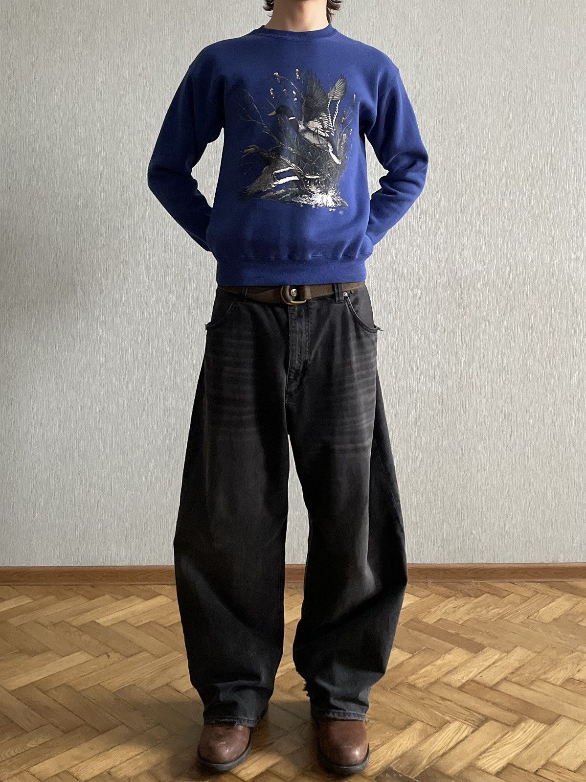 Lee 90s Lee: A Sweatshirt W/ Mallard Ducks Size US M / EU 48-50 / 2 - 5 Thumbnail