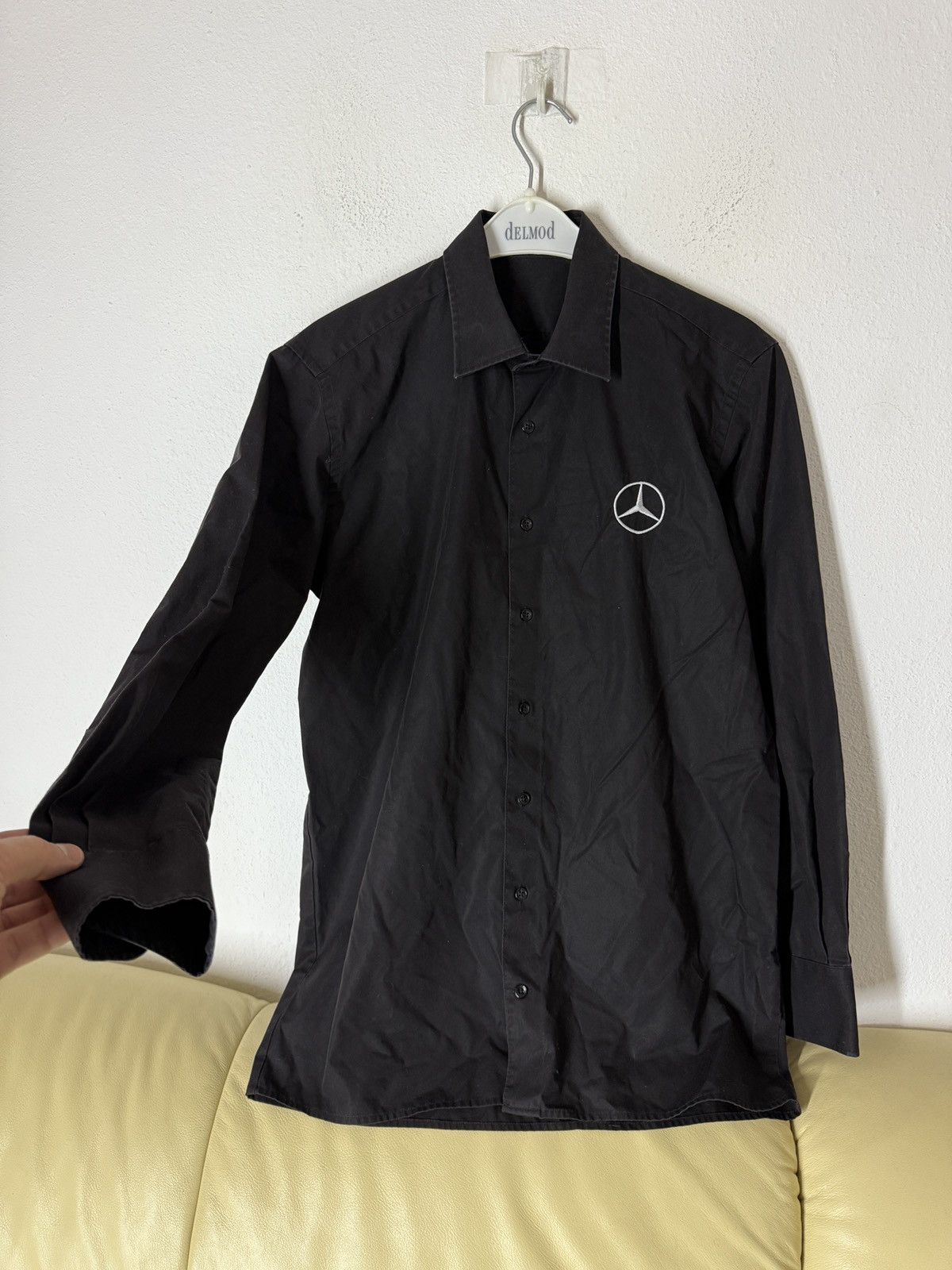 Mercedes-Benz Vintage Mercedes Benz shirt Bardusch black Size US L / EU 52-54 / 3 - 3 Thumbnail