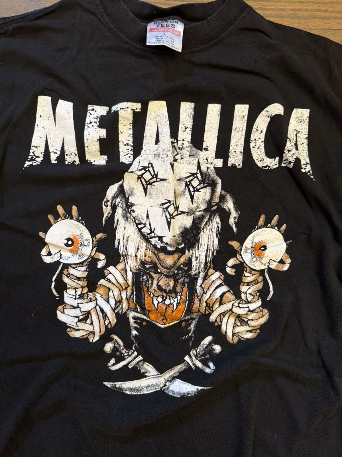 Band Tees Metallica x Pushead Pirate T-Shirt Size US L / EU 52-54 / 3 - 2 Thumbnail