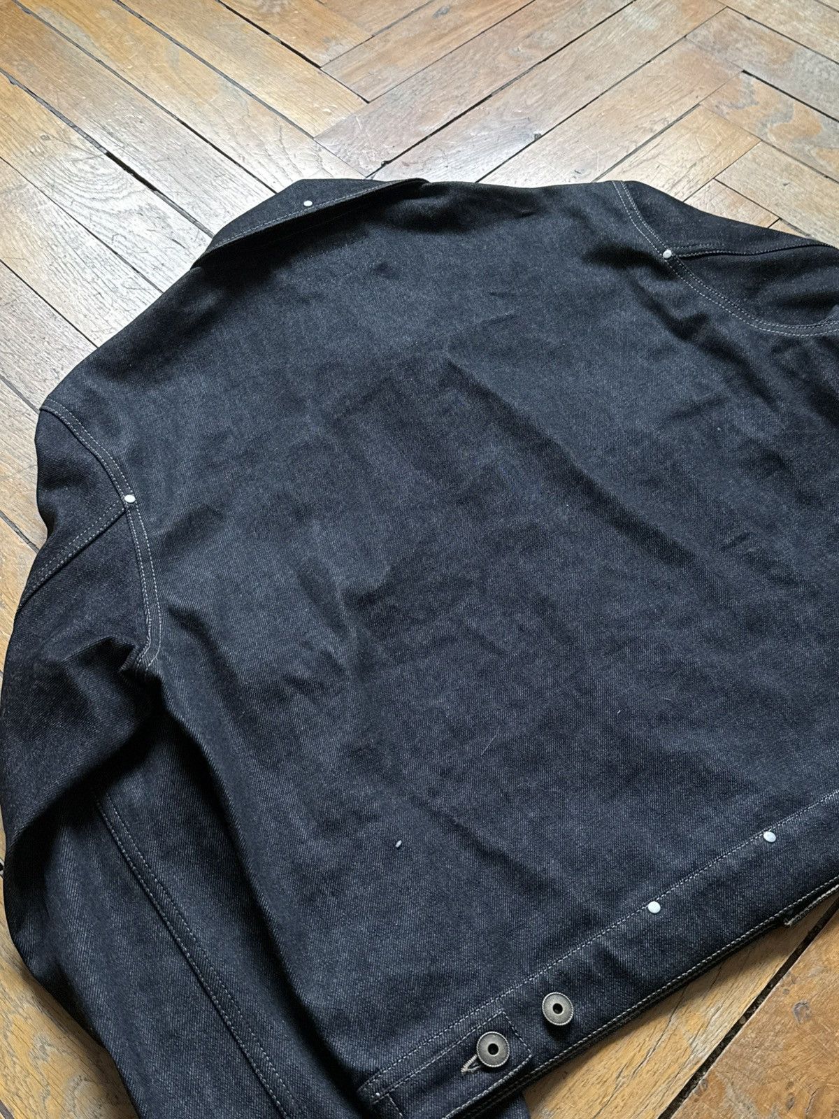 Lemaire NWT - Trucker jacket with studs Slate Size US M / EU 48-50 / 2 - 5 Thumbnail