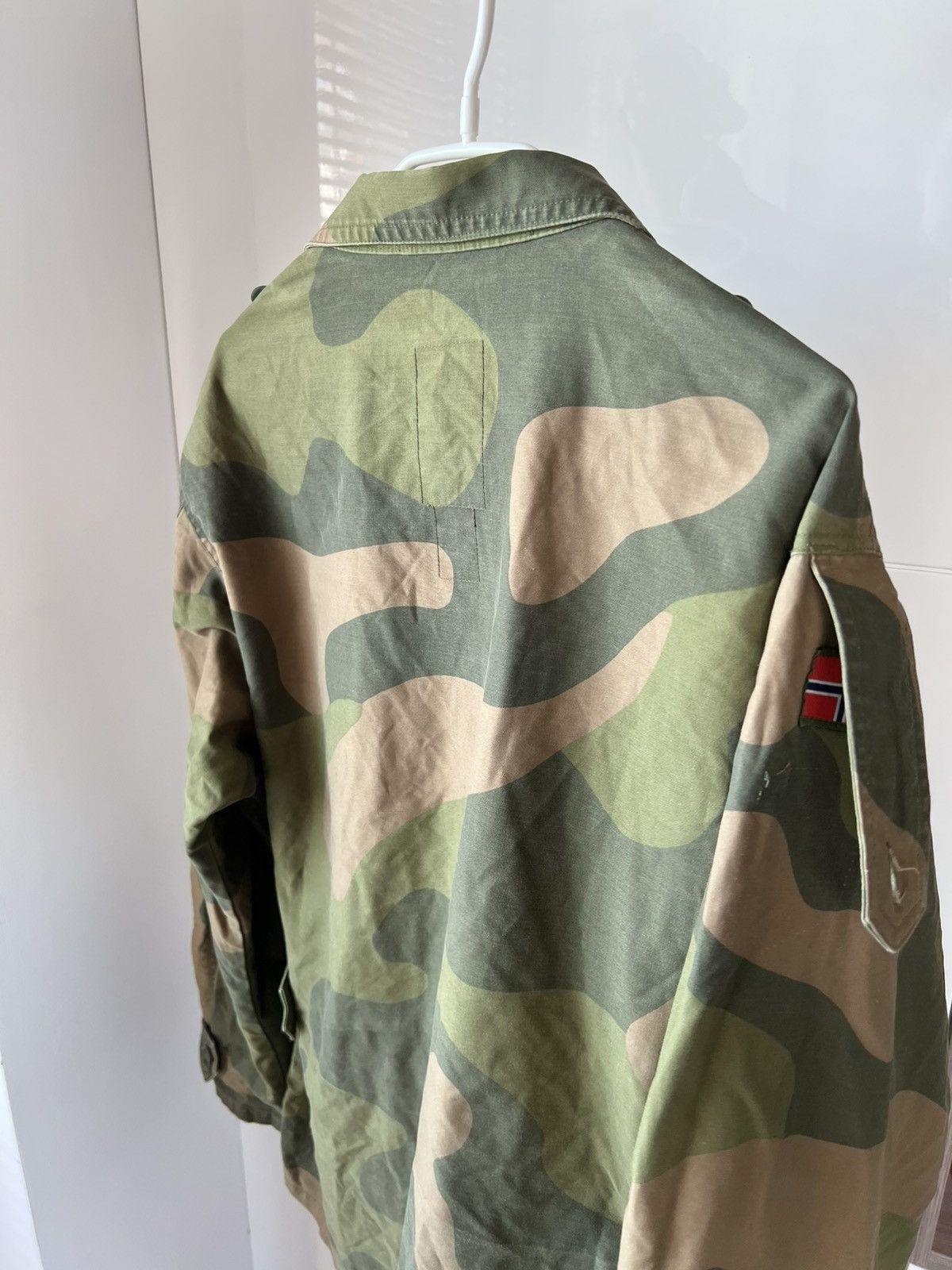 Vintage VINTAGE ‼️ Norwegian Camo NATO Army Tactical Jacket Size US M / EU 48-50 / 2 - 13 Thumbnail