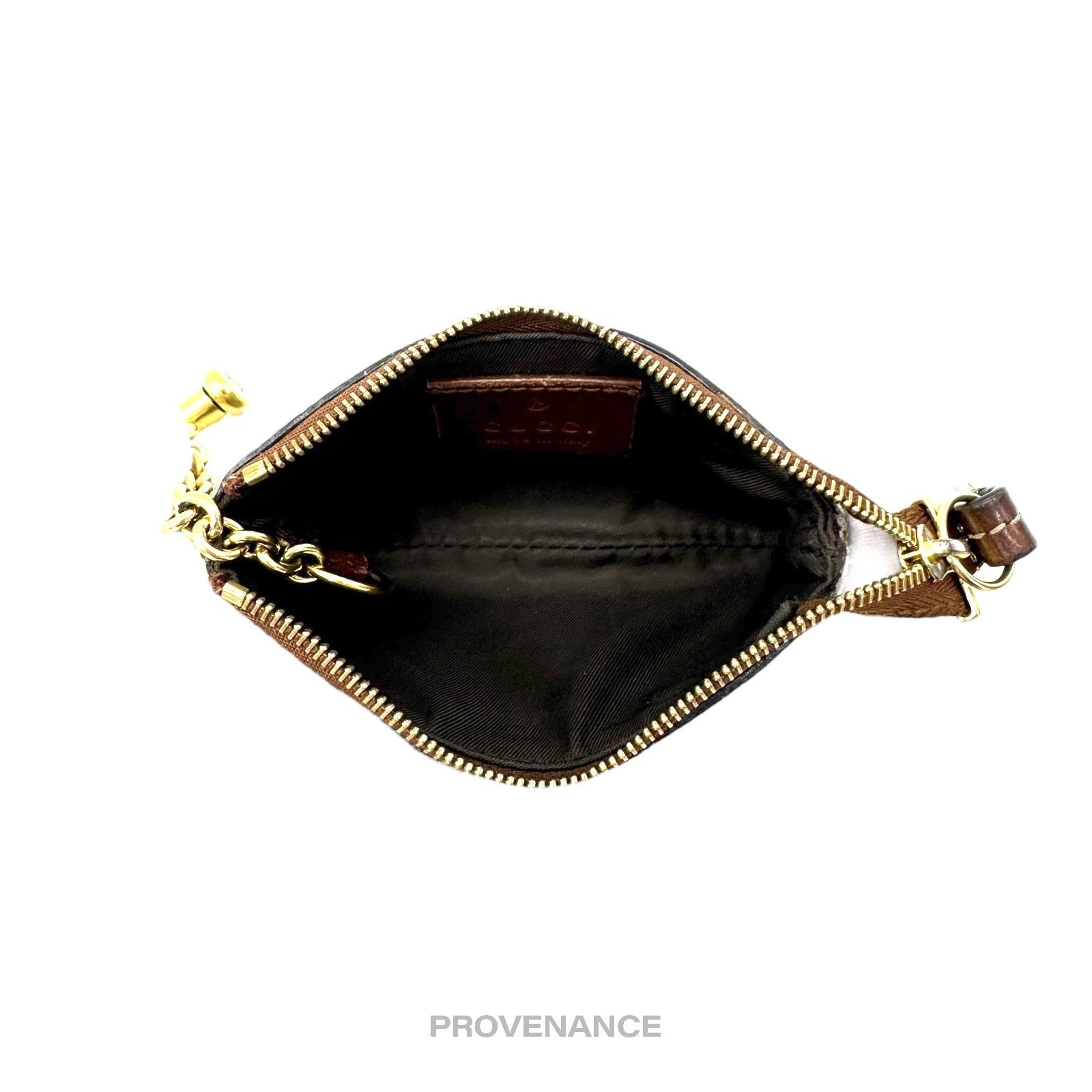 Gucci 🔴 Gucci Key Pouch Cles - GG Supreme Brown Size ONE SIZE - 6 Thumbnail