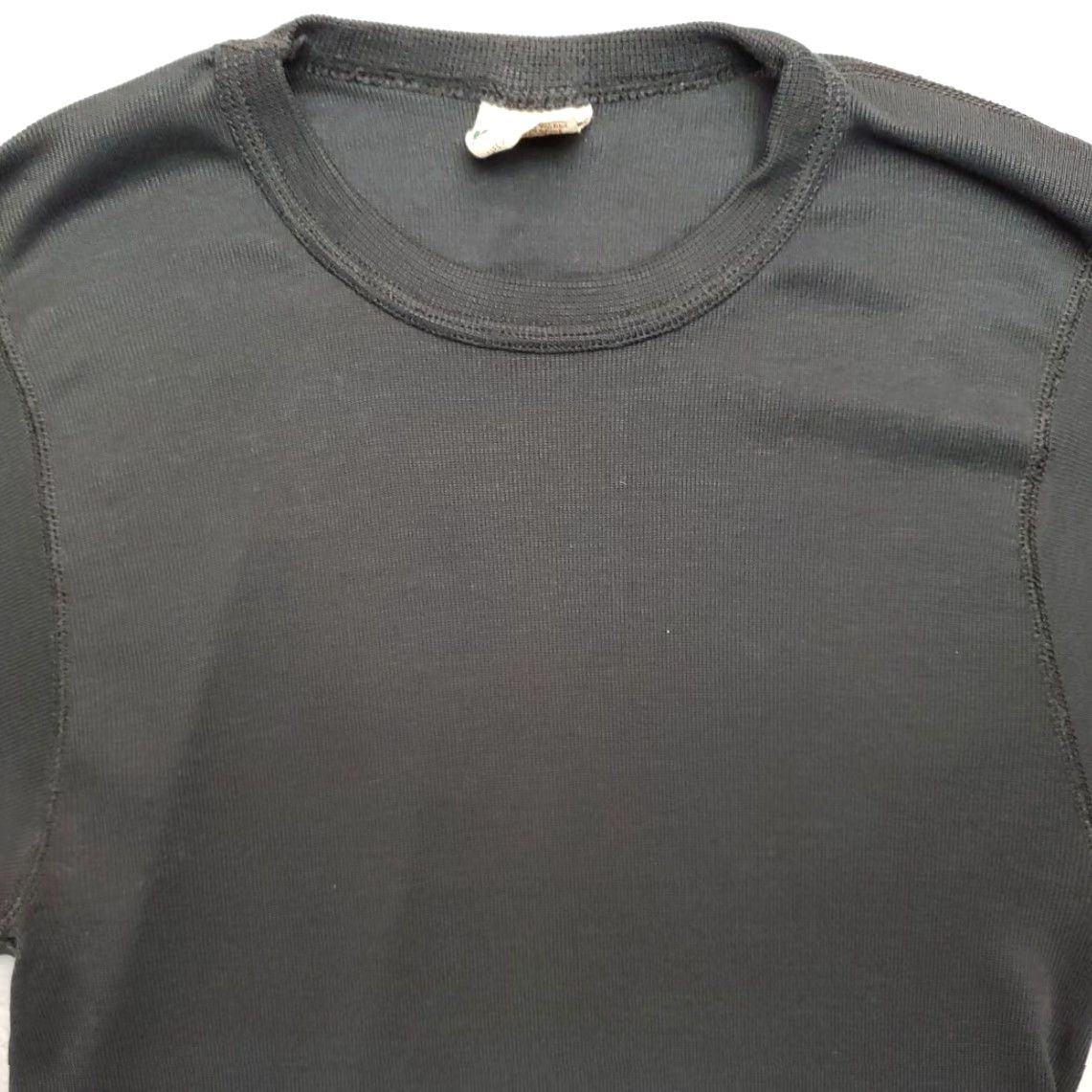 Layer 8 VINTAGE Scheels Sports Shirt Mens S Black Crewneck 100% Polyester Base Layer Shirt Long Sleeve Mens Black Size US S / EU 44-46 / 1 - 3 Thumbnail