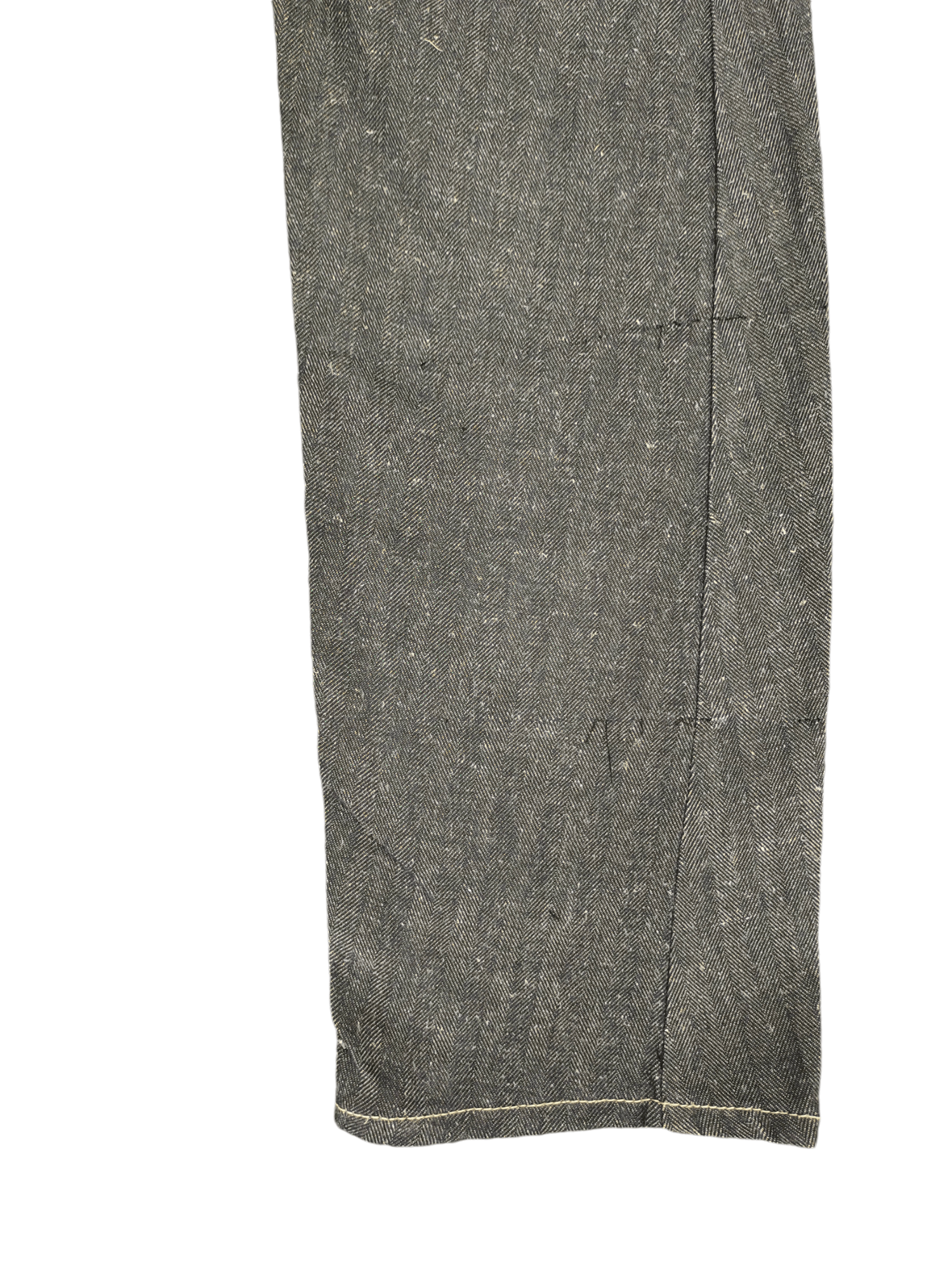 Andrew Mackenzie Andrew Mackenzie Heringbone Tweed Long Denim Jeans Size US 30 / EU 46 - 6 Thumbnail
