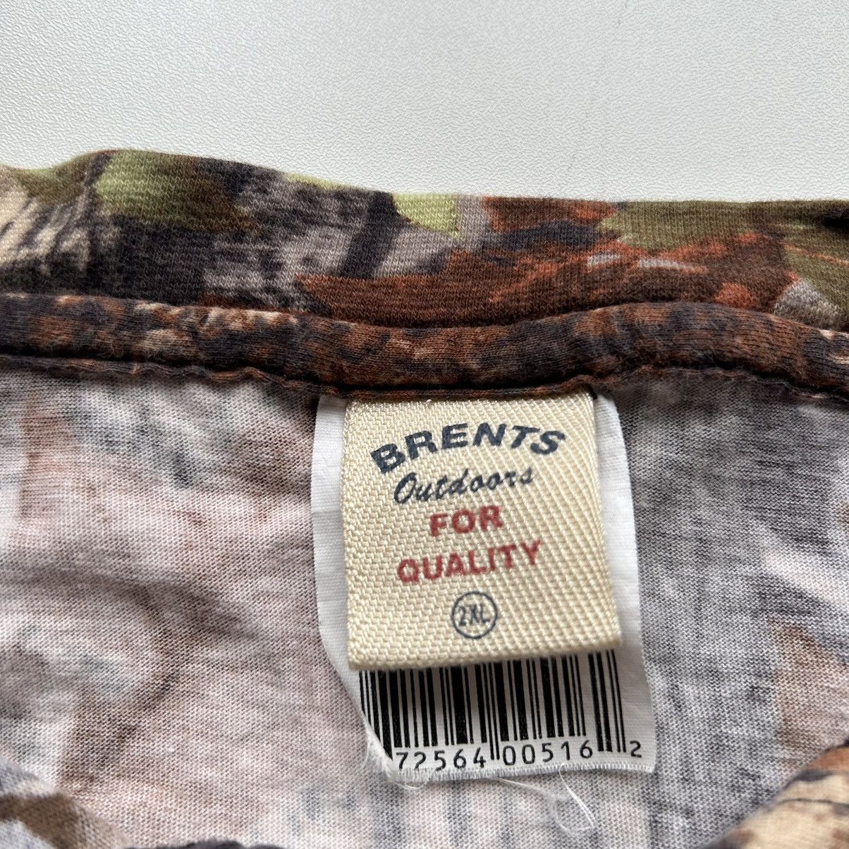 Vintage Vintage 2000s Tree Camo Henley Long Sleeve Shirt 2XL Rare Size US XXL / EU 58 / 5 - 4 Thumbnail
