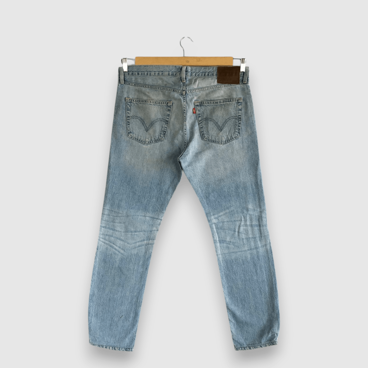 Levi's Vintage Y2K Levis Sun Faded Jeans Levi's Light Wash Denim Size US 36 / EU 52 - 2 Thumbnail