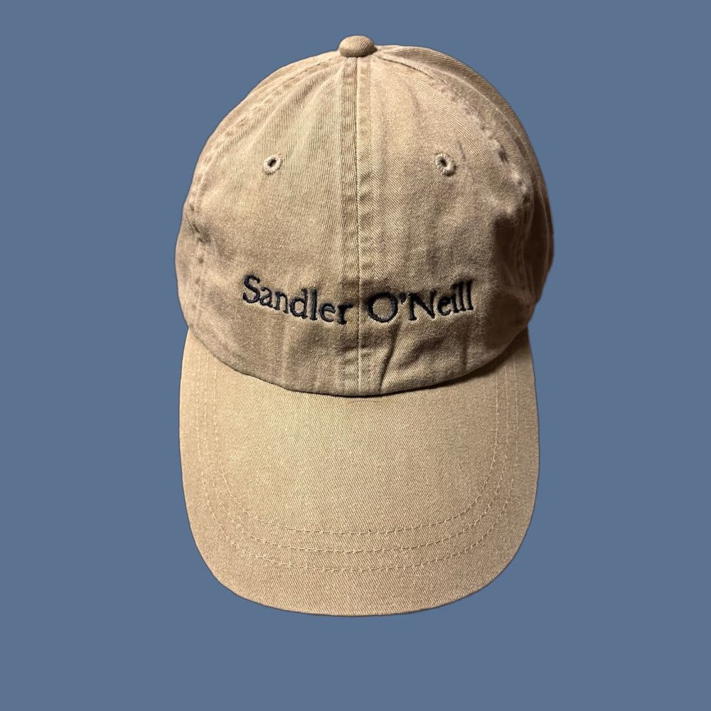 Vintage VINTAGE Adams Sandler O’Neill Hat Beige 90s World Trade Center 104th Floor Snapback One Size Men Adjustable Beige Hat Size ONE SIZE - 1 Thumbnail
