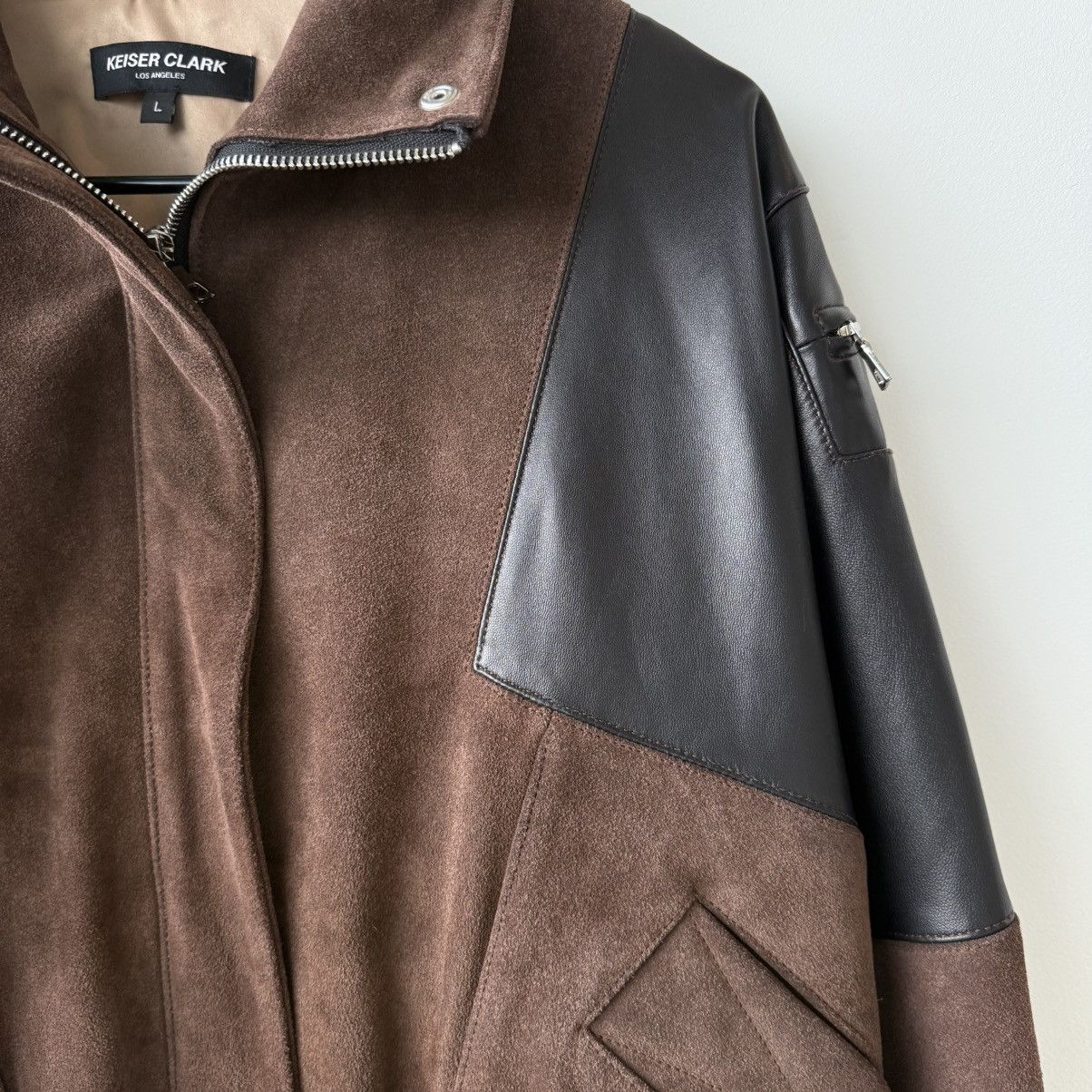 Keiser Clark Keiser Clark Brown Leather Bomber Jacket Size US L / EU 52-54 / 3 - 2 Thumbnail