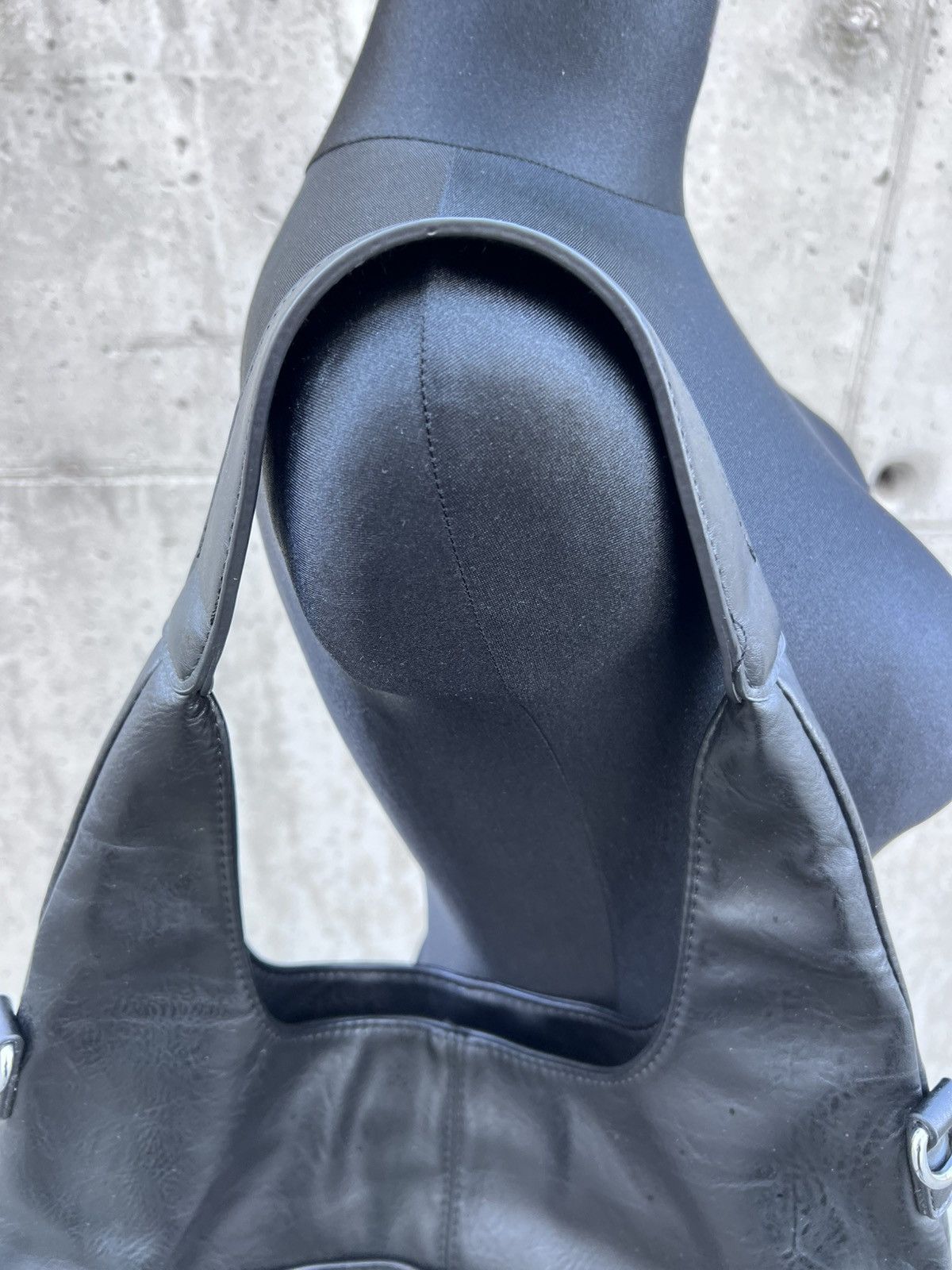 Rick Owens Double Zipper Avant Garde Shoulder Bag Size ONE SIZE - 4 Thumbnail