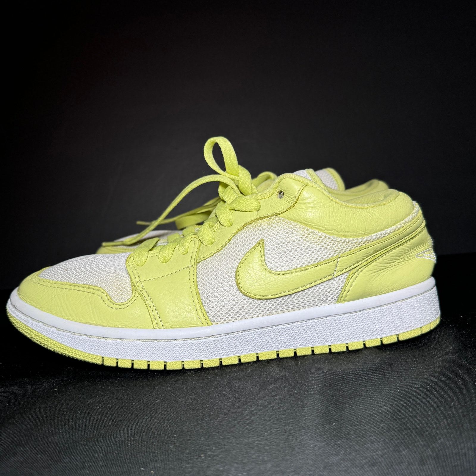 Jordan Brand × Nike Wmns Nike Air Jordan 1 Low Limelight Women's Shoes - Size 9 Size US 9 / IT 39 - 1 Thumbnail