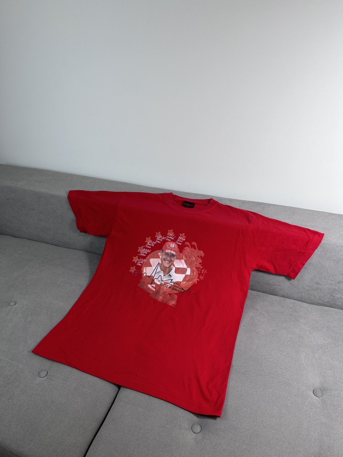 Vintage Michael Schumacher F1 Vintage Tee XL/XXL Size US XL / EU 56 / 4 - 1 Thumbnail