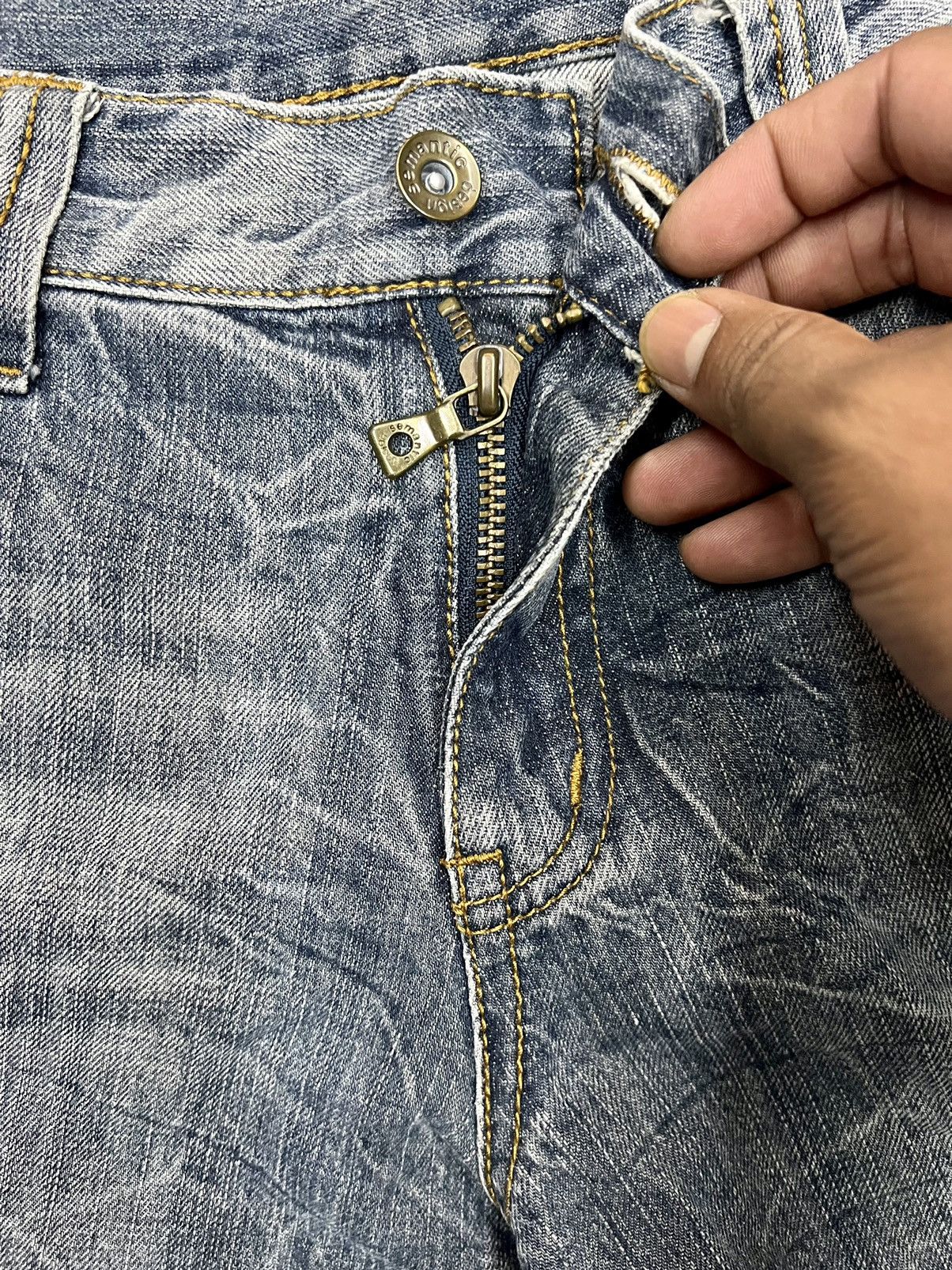 Japanese Brand × semanticdesign SEMANTIC DESIGN FLARED JEANS Size US 33 - 7 Thumbnail