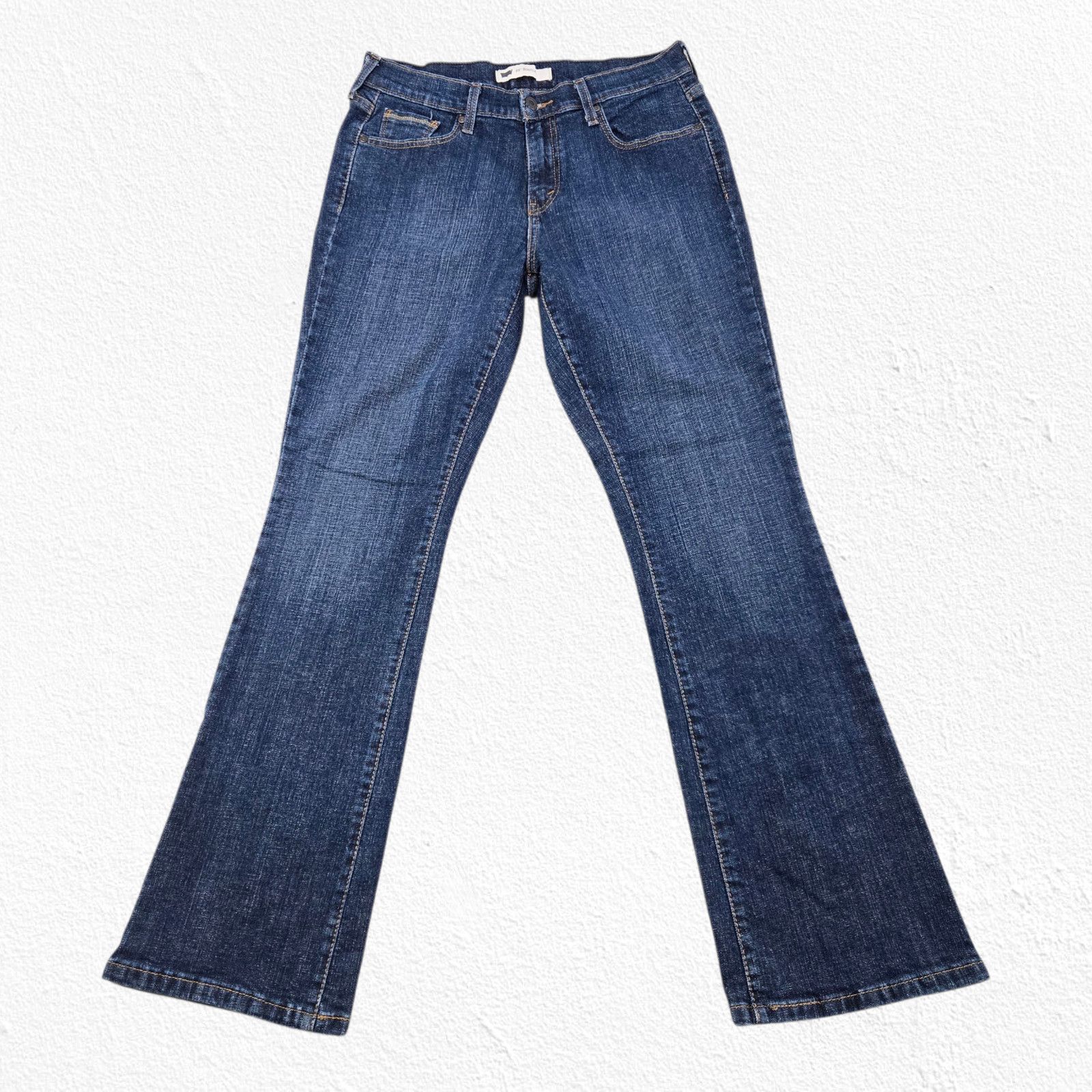 Levi's Levi’s 515 Bootcut Jeans Dark Wash Mid Rise Denim Size 10 Size 32" / US 10 / IT 46 - 2 Thumbnail