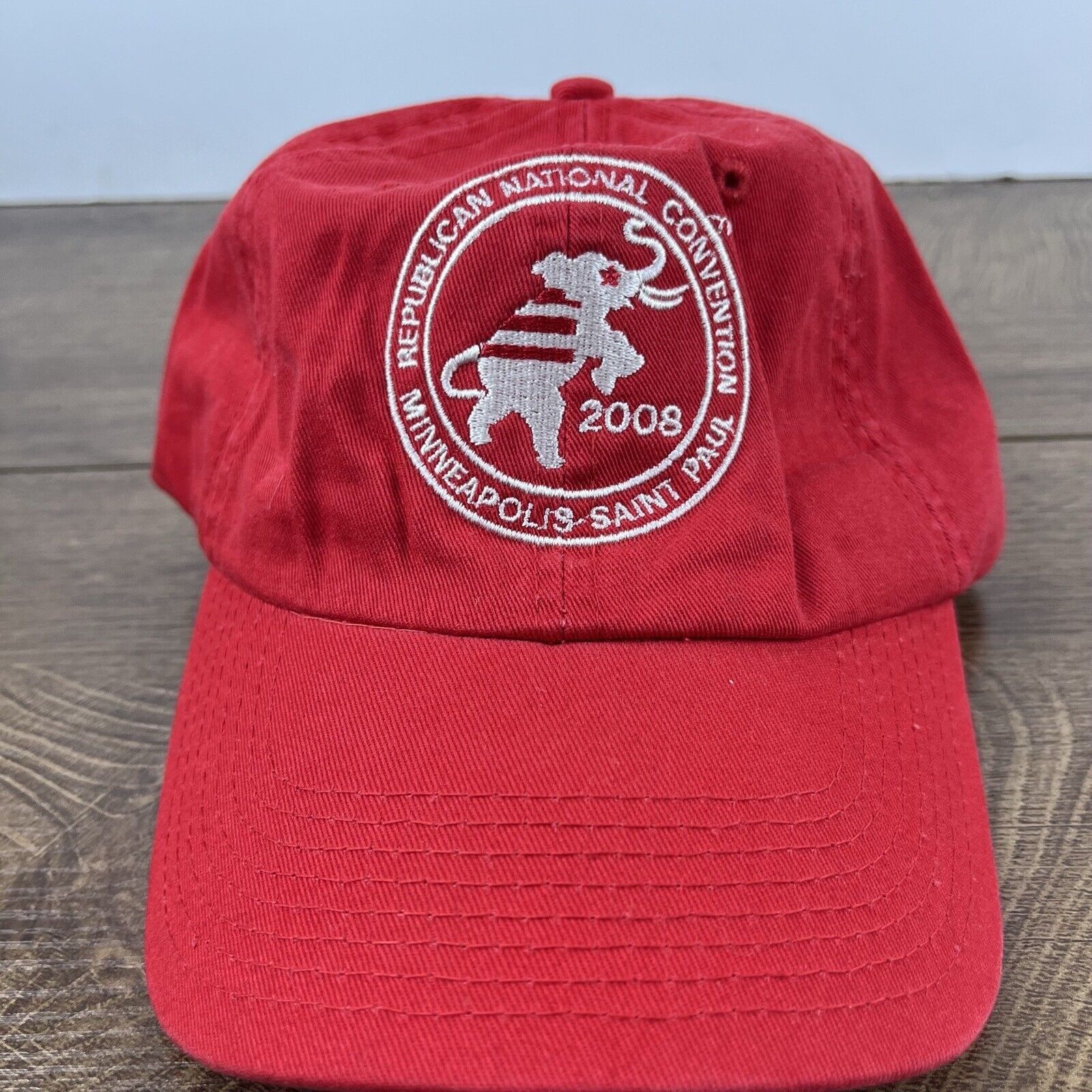 Other Republican National Convention Hat Red Cap Adjustable Hat Re Size ONE SIZE - 3 Thumbnail