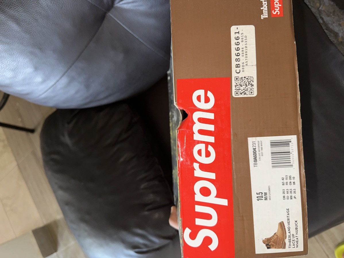 Supreme × Timberland Supreme x Timberland 6” Boots Size US 10.5 / EU 43-44 - 9 Thumbnail