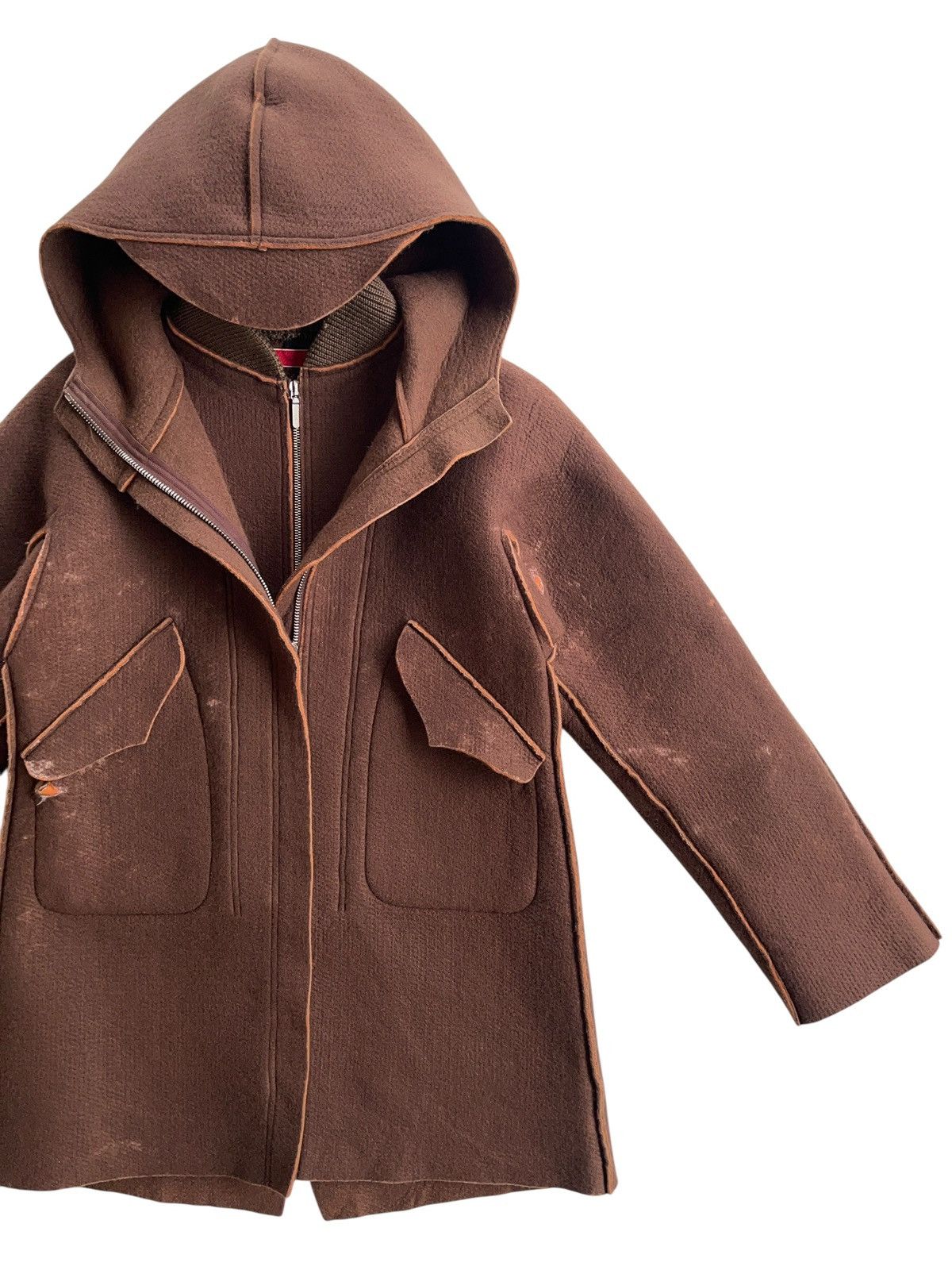 Number (N)ine AW1998 Number Nine Layered Hooded Jacket Size US S / EU 44-46 / 1 - 6 Thumbnail