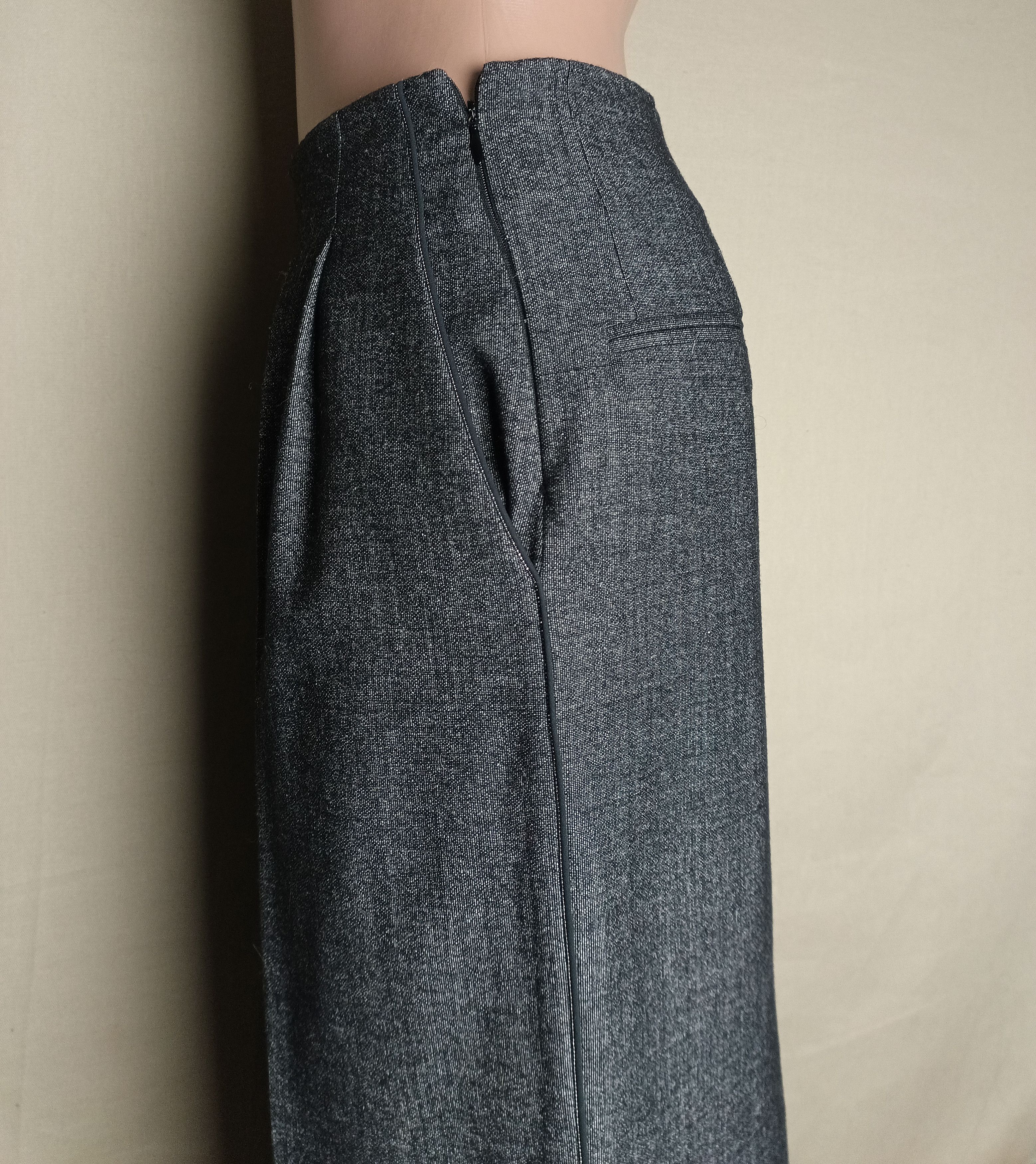 Fabiana Filippi Fabiana Filippi Merino Wool Silk Wide Leg Pants Size XXS Size 26" / US 2 / IT 38 - 5 Thumbnail