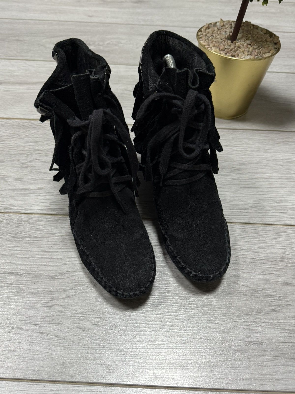 ASH ASH leather fringed high sneakers boots vintage shoes Size US 7 / IT 37 - 9 Thumbnail