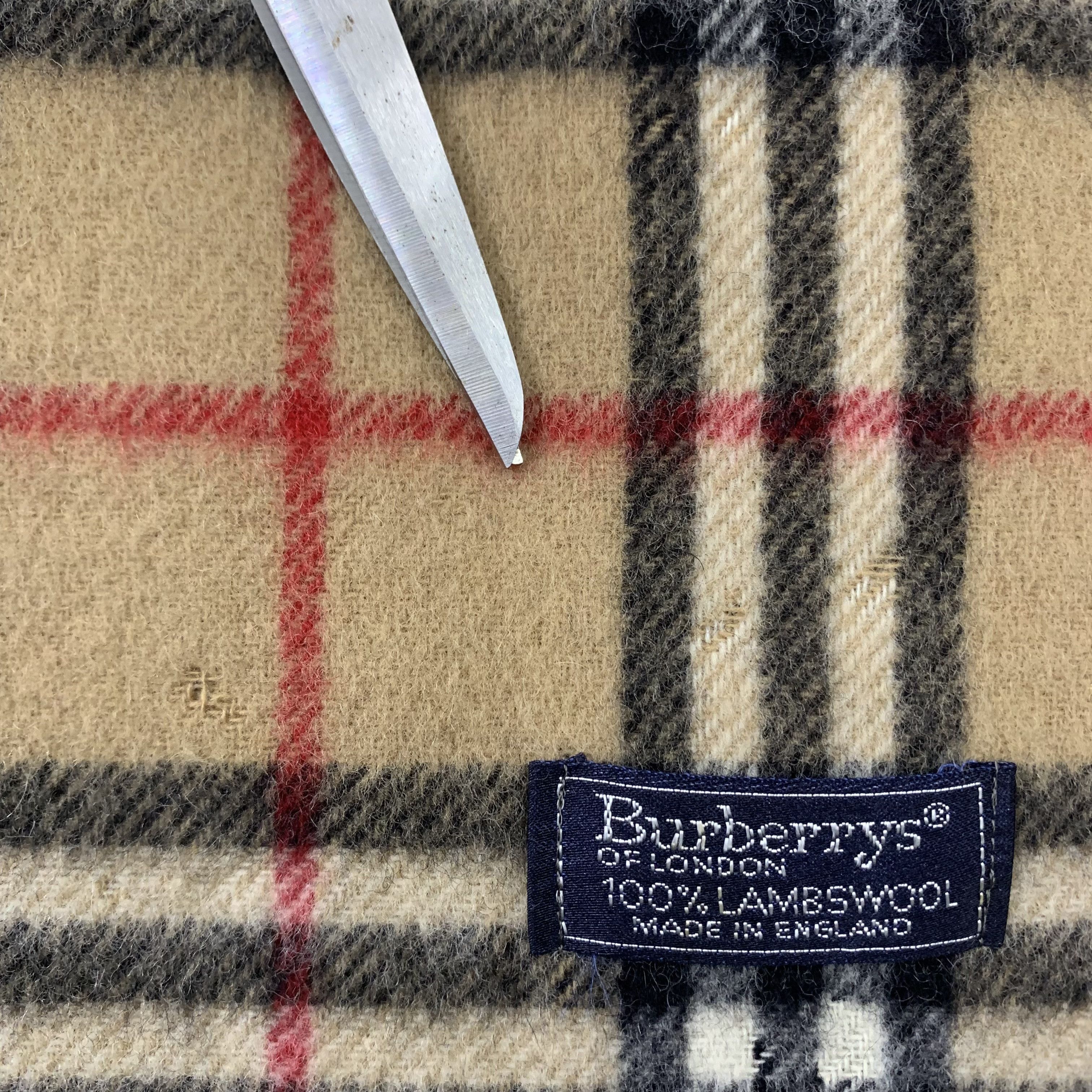 Burberry Burberry Scarf Wool Muffler Neck Wrap BL9314 Size ONE SIZE - 5 Thumbnail