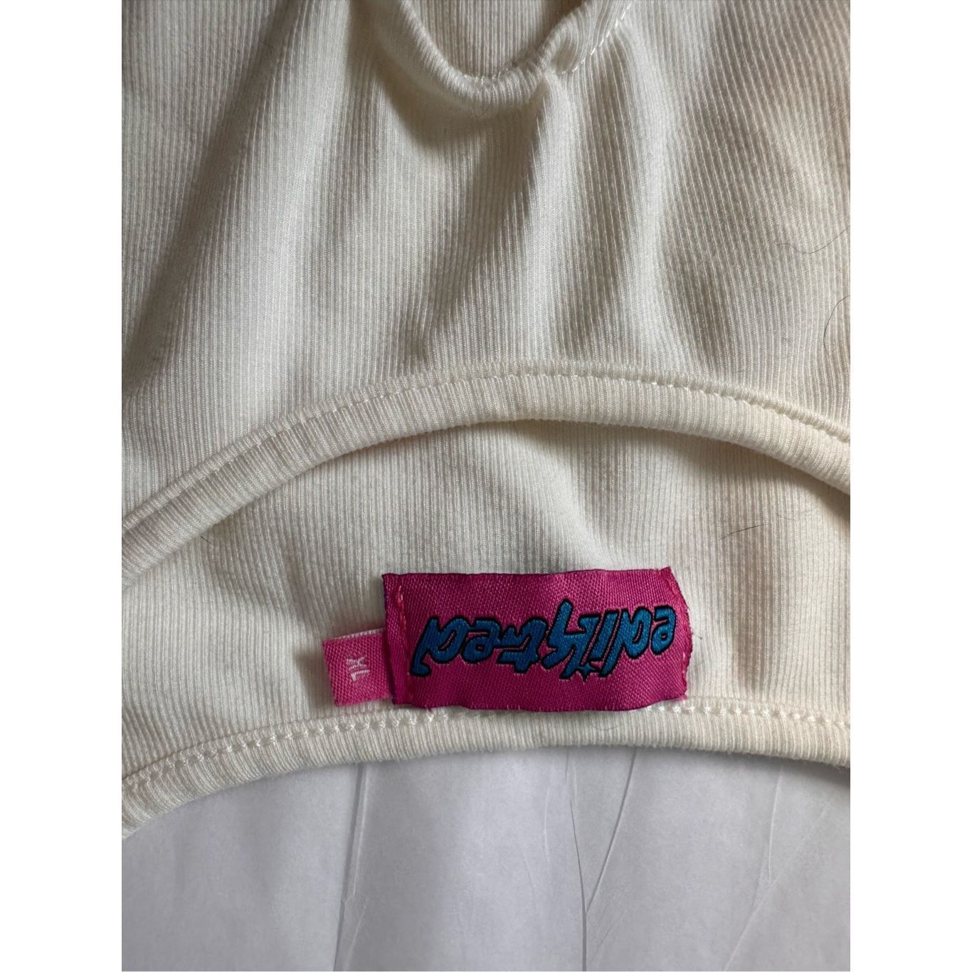 Other Edikted White Ring Detail Long Sleeve Crop Top Size XLARGE Size XL / US 12-14 / IT 48-50 - 8 Thumbnail