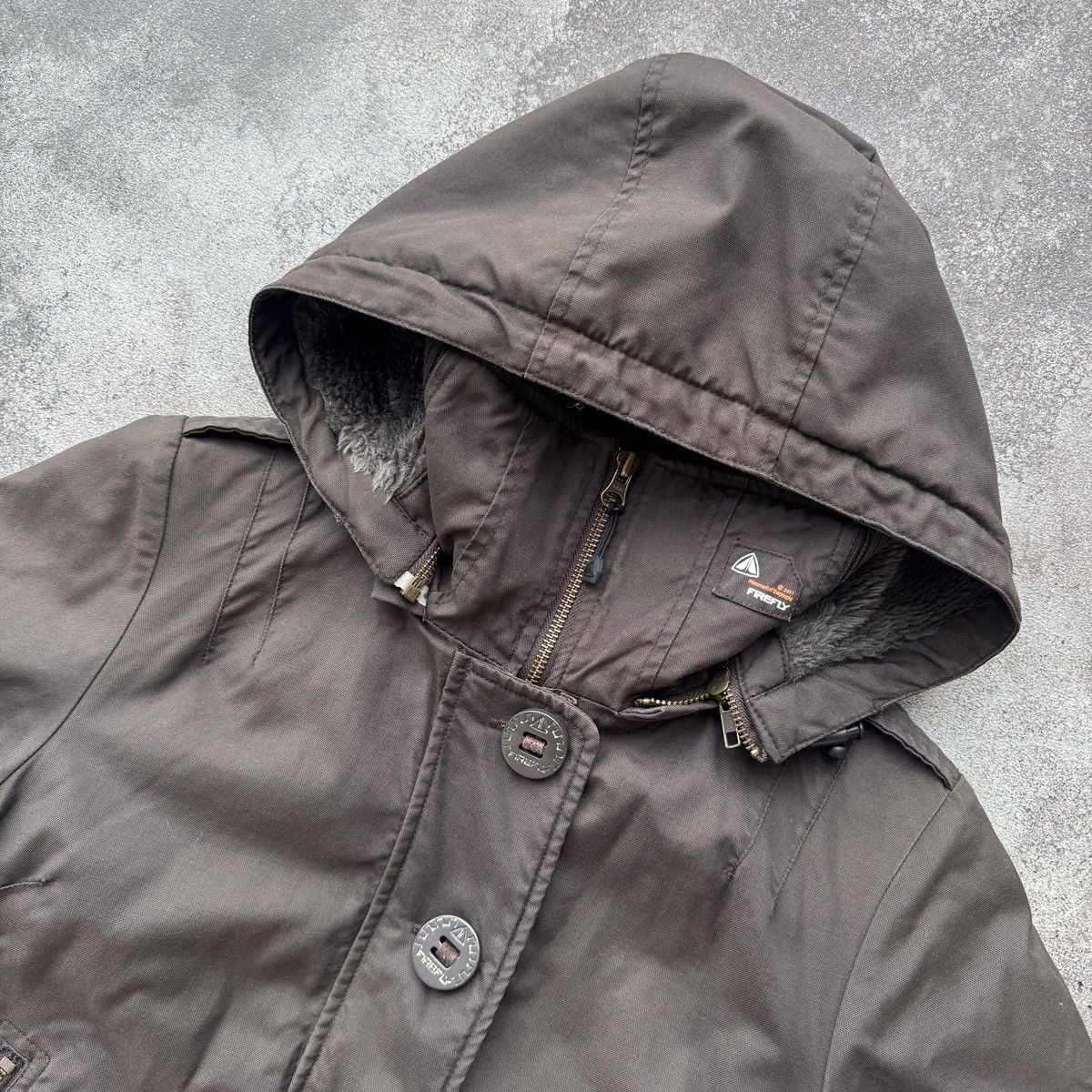 Hysteric Glamour Japan Style Vintage Faux Fur Lined Y2K Utility Bomber Jacket Size M / US 6-8 / IT 42-44 - 6 Thumbnail
