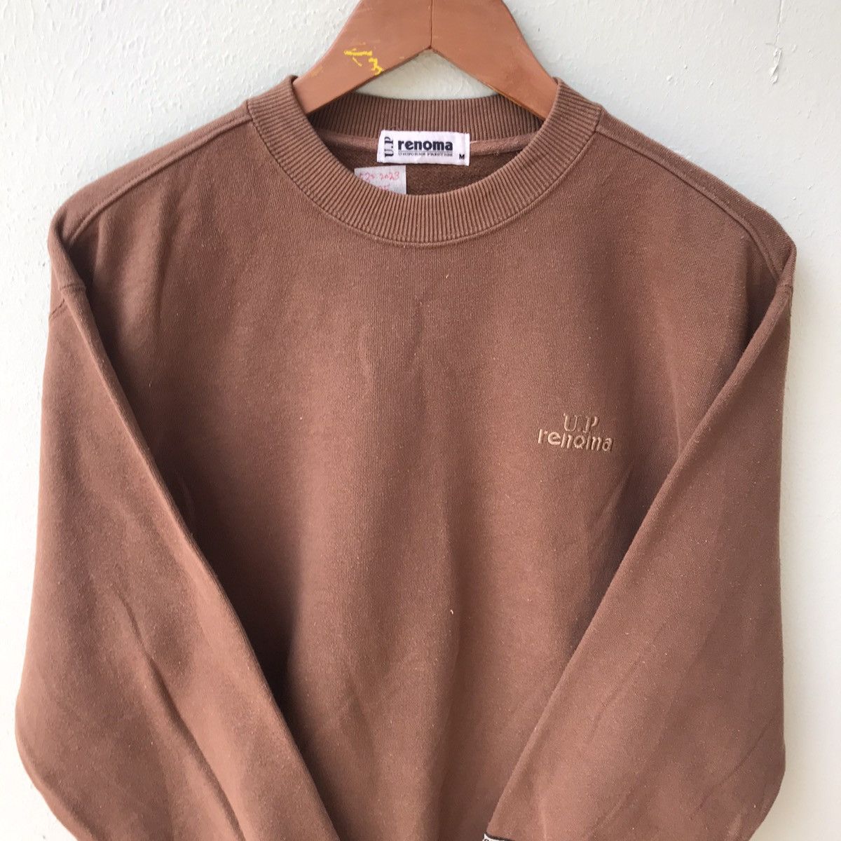 Designer × Renoma Renoma big stitch logo pullover sweatshirt Size US M / EU 48-50 / 2 - 4 Thumbnail