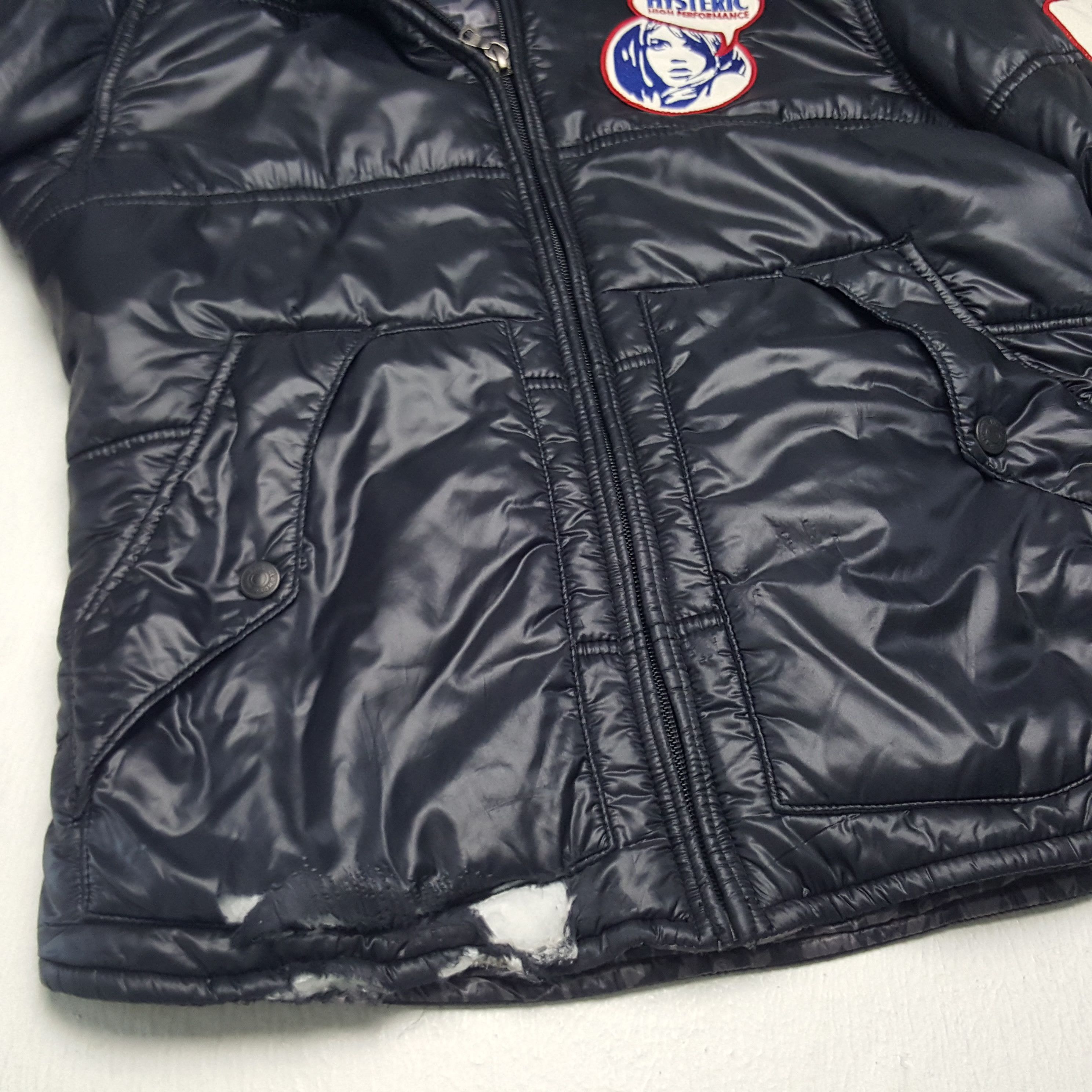 Hysteric Glamour × Japanese Brand Vintage Hysteric Glamour Puffer Jacket With Hoodie Size XS / US 0-2 / IT 36-38 - 7 Thumbnail