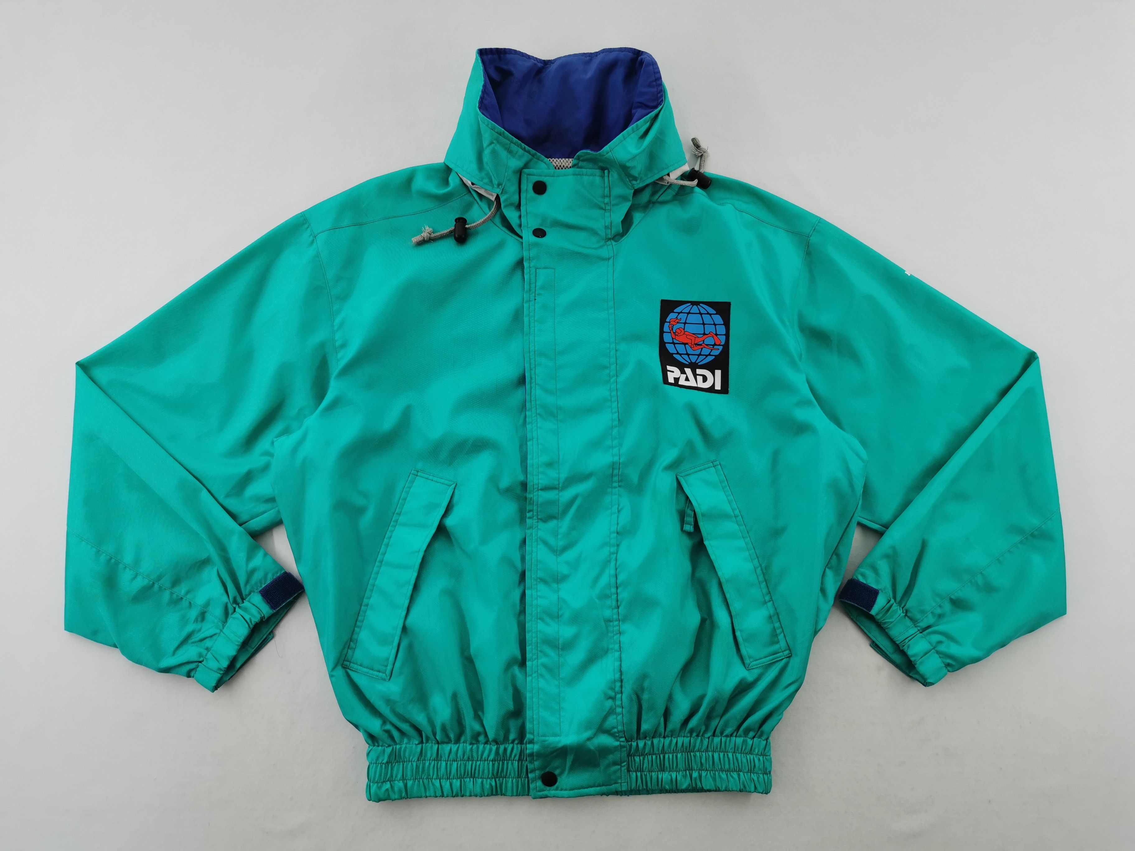 Vintage Vintage 90s PADI World Scuba Diving Club Windbreaker Nylon Size US L / EU 52-54 / 3 - 4 Thumbnail