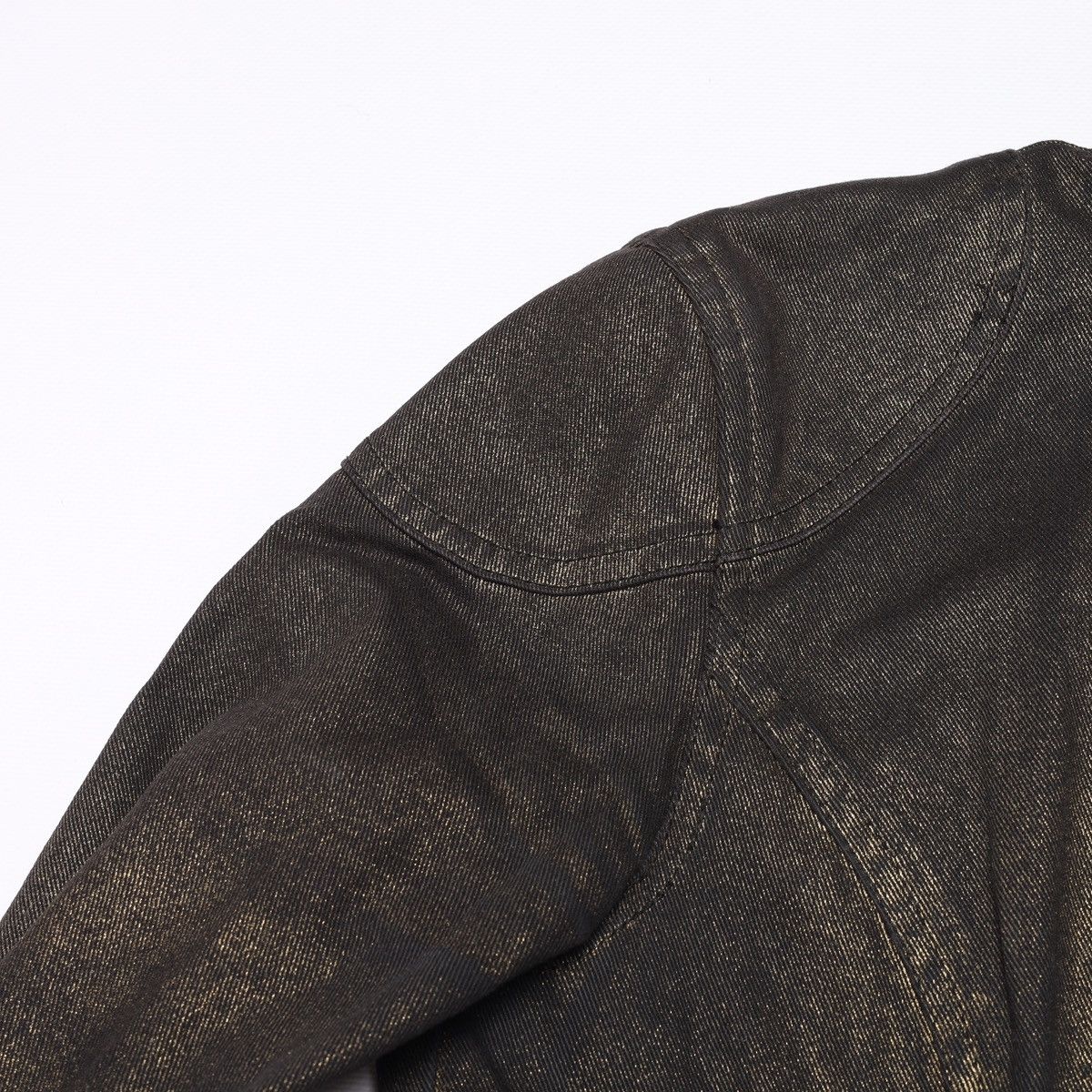 Ralph Lauren Ralph Lauren Jeans Co Bronze Brown Glitter jacket Biker Crop Size XS / US 0-2 / IT 36-38 - 8 Thumbnail