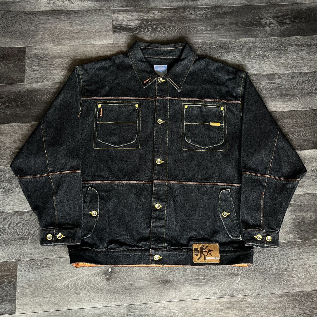 Fubu Vintage 90s Platinum Fubu Muhammad Ali Denim Trucker Jacket Size US XXL / EU 58 / 5 - 2 Thumbnail
