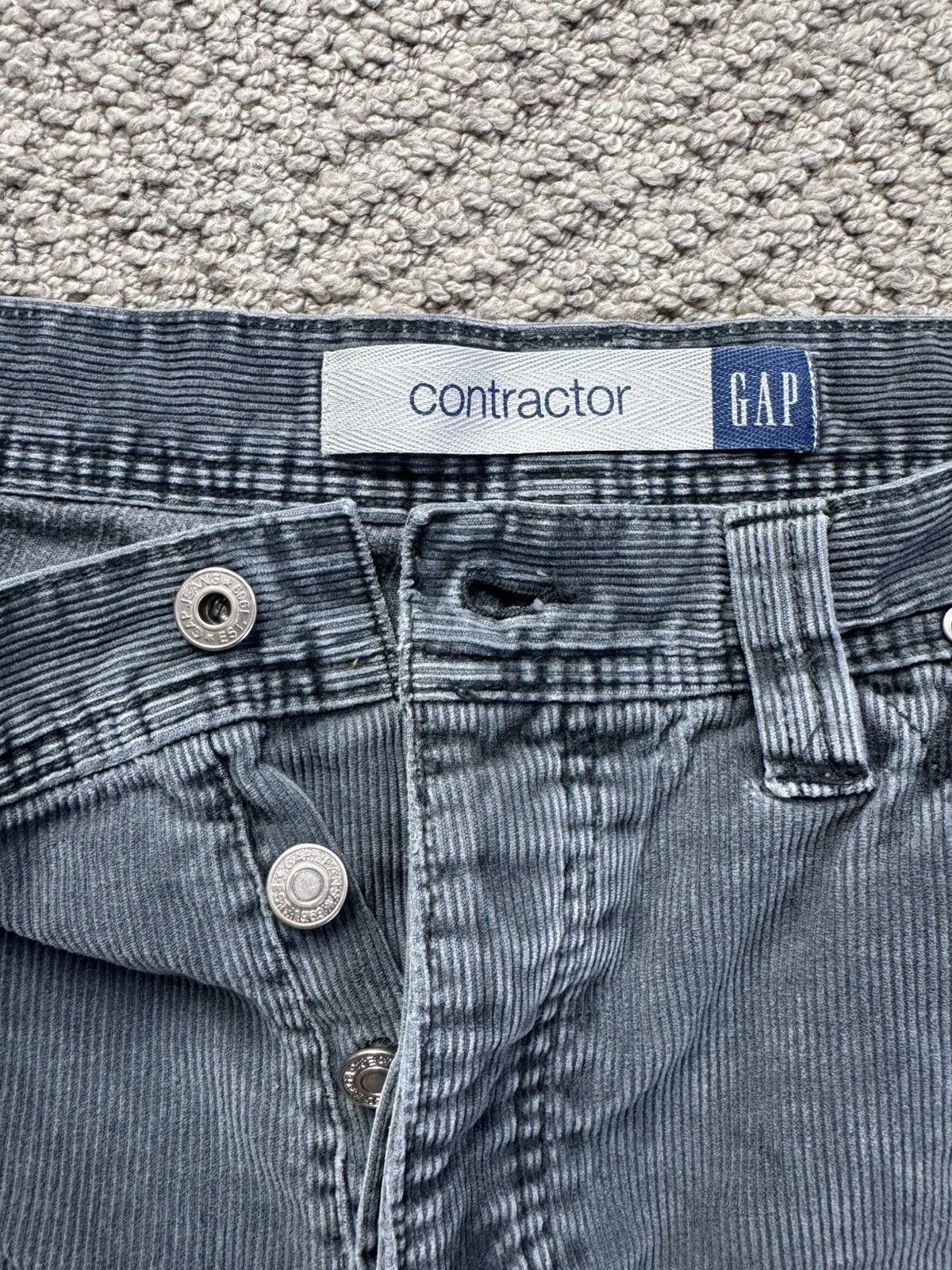 Gap Vintage Gap Corduroy Carpenter Shorts Size US 34 / EU 50 - 3 Thumbnail