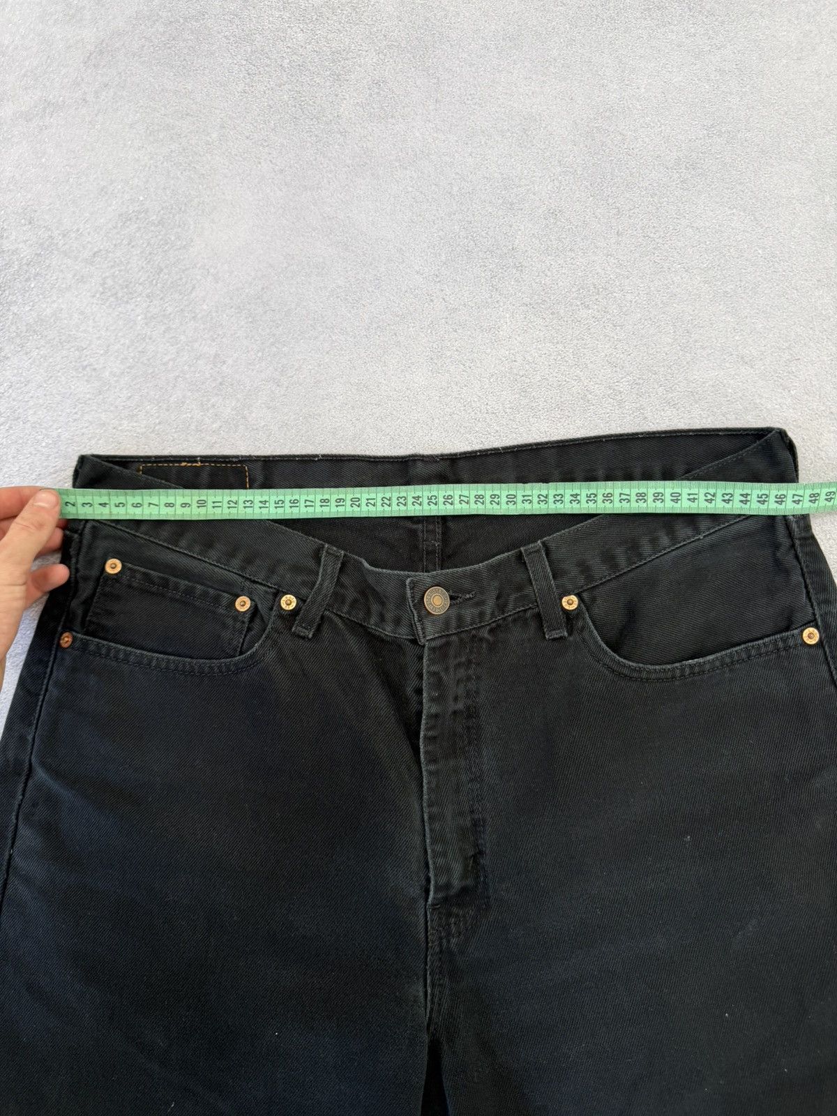 Hedi Slimane 00s Diesel Hedi Slimane Dior Style Washed Denim Jeans Size US 36 / EU 52 - 14 Thumbnail