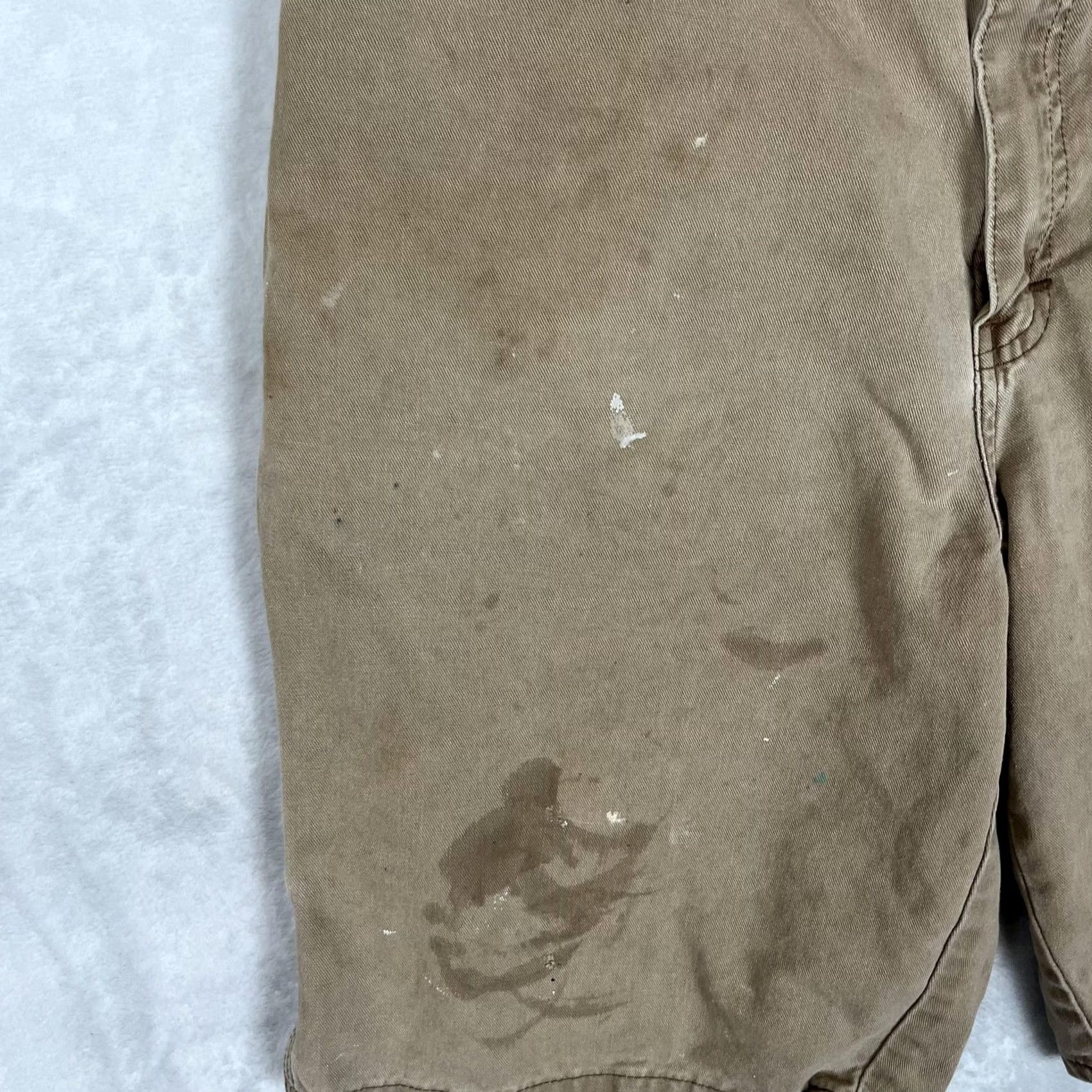 Dickies VTG Dickies Cargo Shorts Mens 34 Beige Canvas Carpenter Utility Pockets Workwear 11in Inseam Size US 34 / EU 50 - 3 Thumbnail