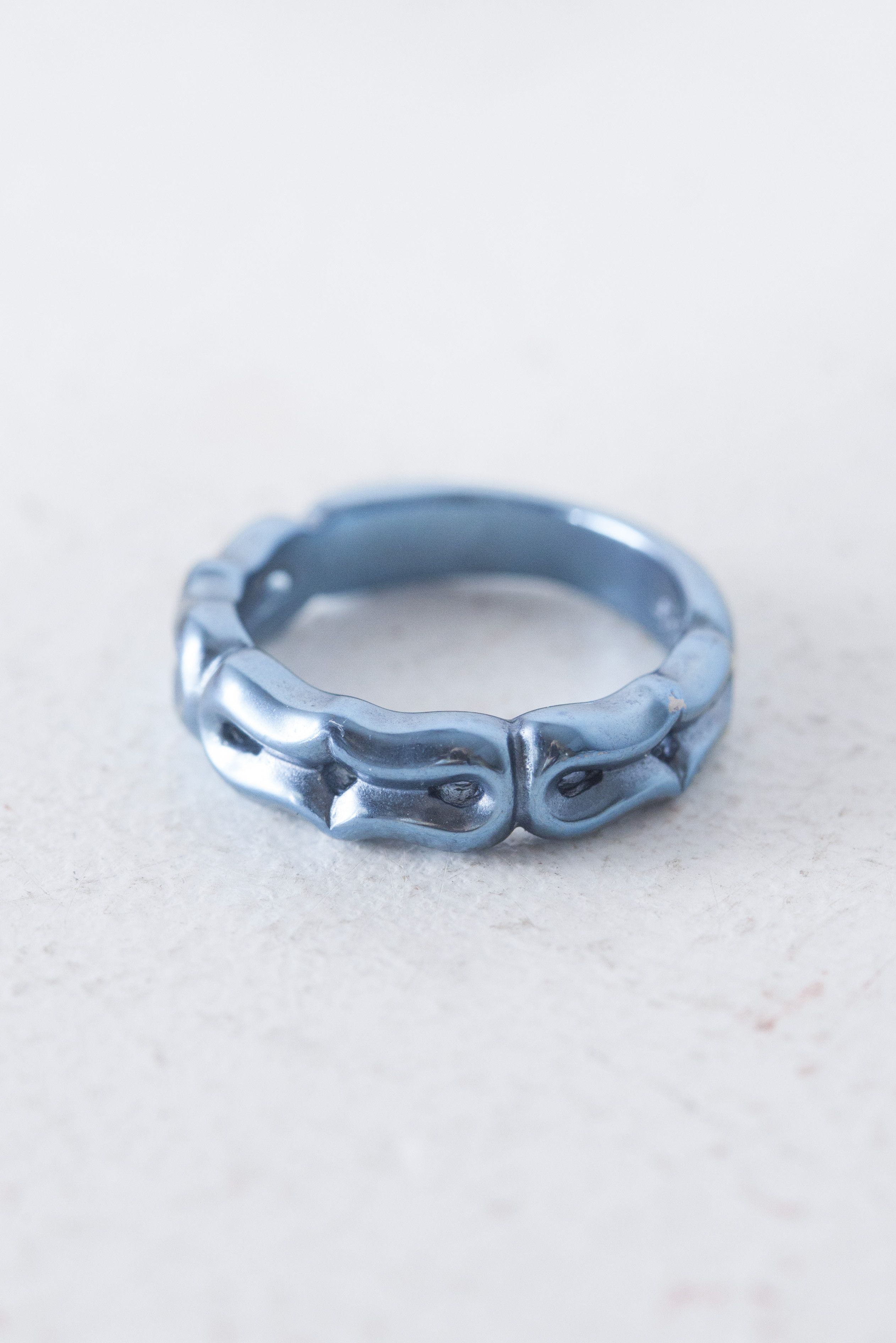 Other Shin's Sculpture Blue titanium spacer ring Size ONE SIZE - 1 Thumbnail