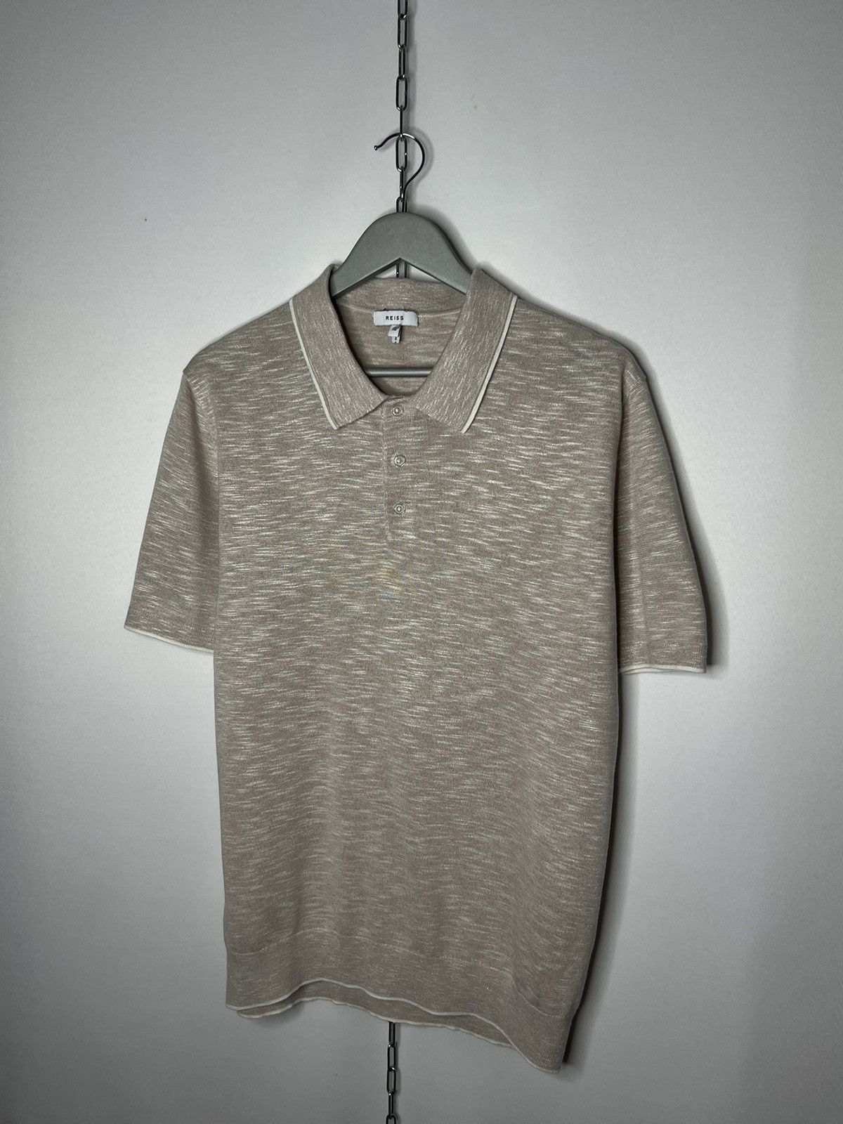 Reiss 💰 Reiss Luxury Polo Shirt Short Sleeve Tee 💰 Size US XL / EU 56 / 4 - 2 Thumbnail