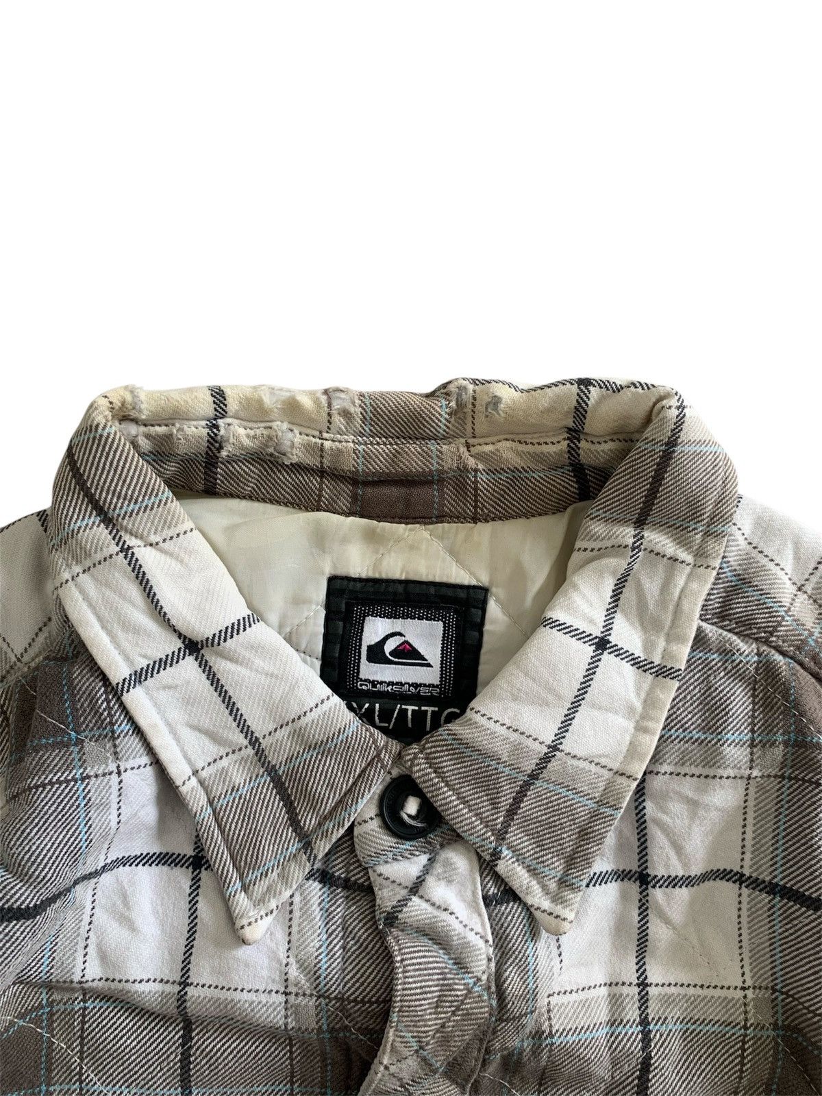 Quiksilver Vintage Quiksilver Flannel Quilted Jacket Size US XL / EU 56 / 4 - 5 Thumbnail