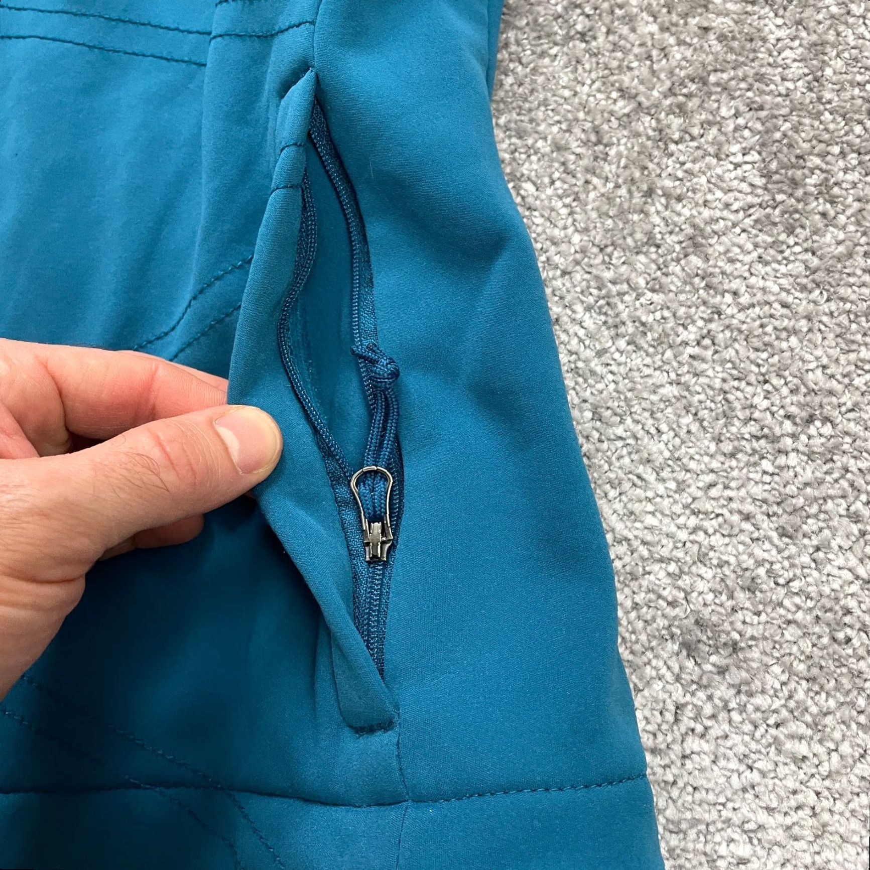 Vintage Columbia Interchange Fleece Jacket Womens Medium Blue Full Zip Pockets High Neck Size M / US 6-8 / IT 42-44 - 4 Thumbnail