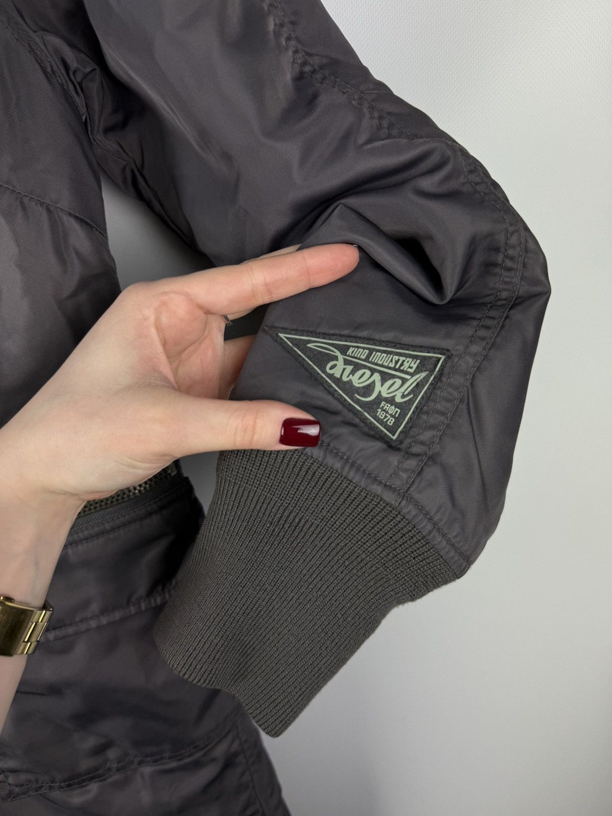 Diesel × Vintage Diesel Vintage Ladies Y2K Nylon Hooded Parka Jacket Size S Size S / US 4 / IT 40 - 20 Thumbnail
