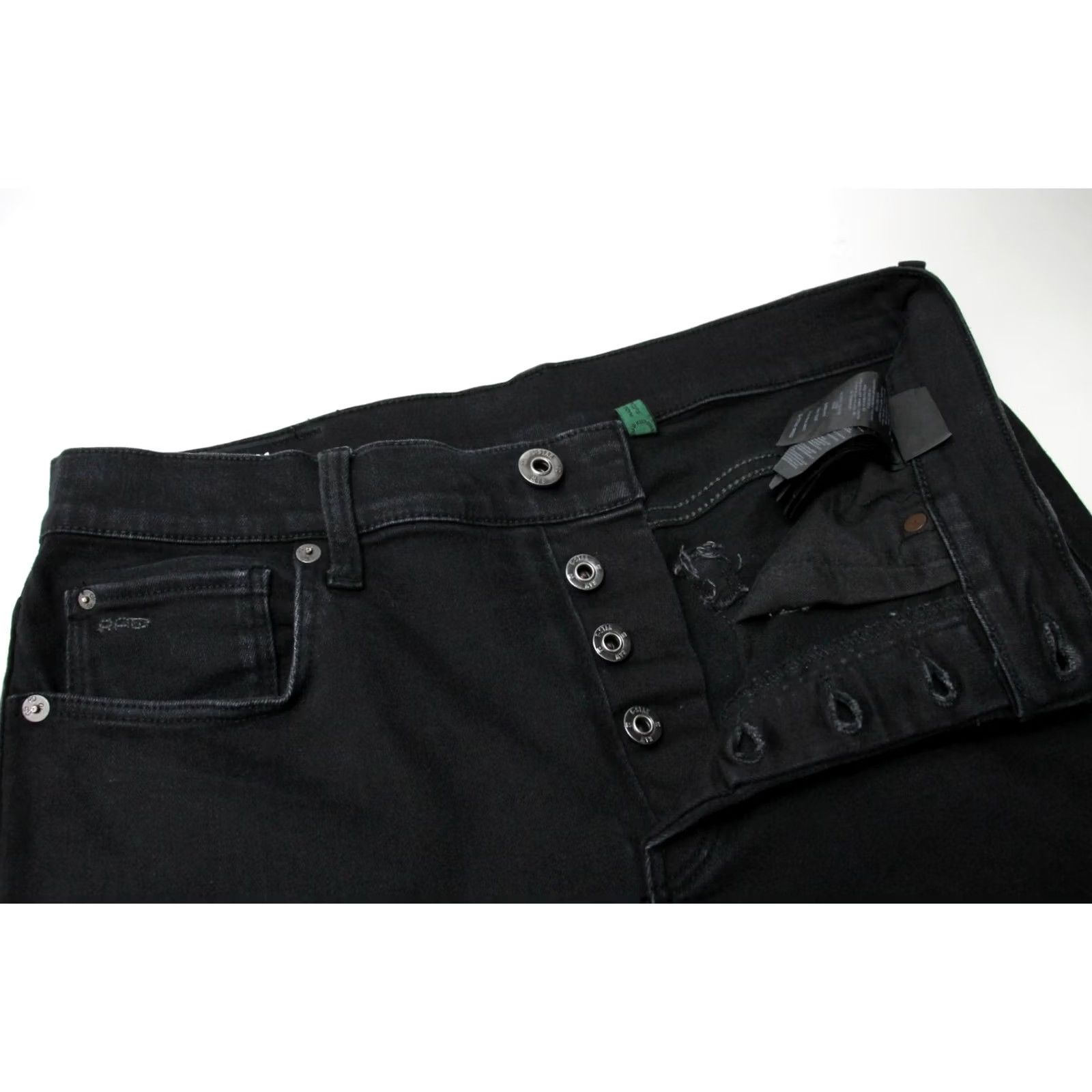 G-Star G-STAR 3301 Slim Jeans Men's W31/L34 Black Denim Button Fly Stretch Pockets Jeans Mens W31/L34 Black Denim Button Fly Stretch Pockets Size US 31 - 4 Thumbnail